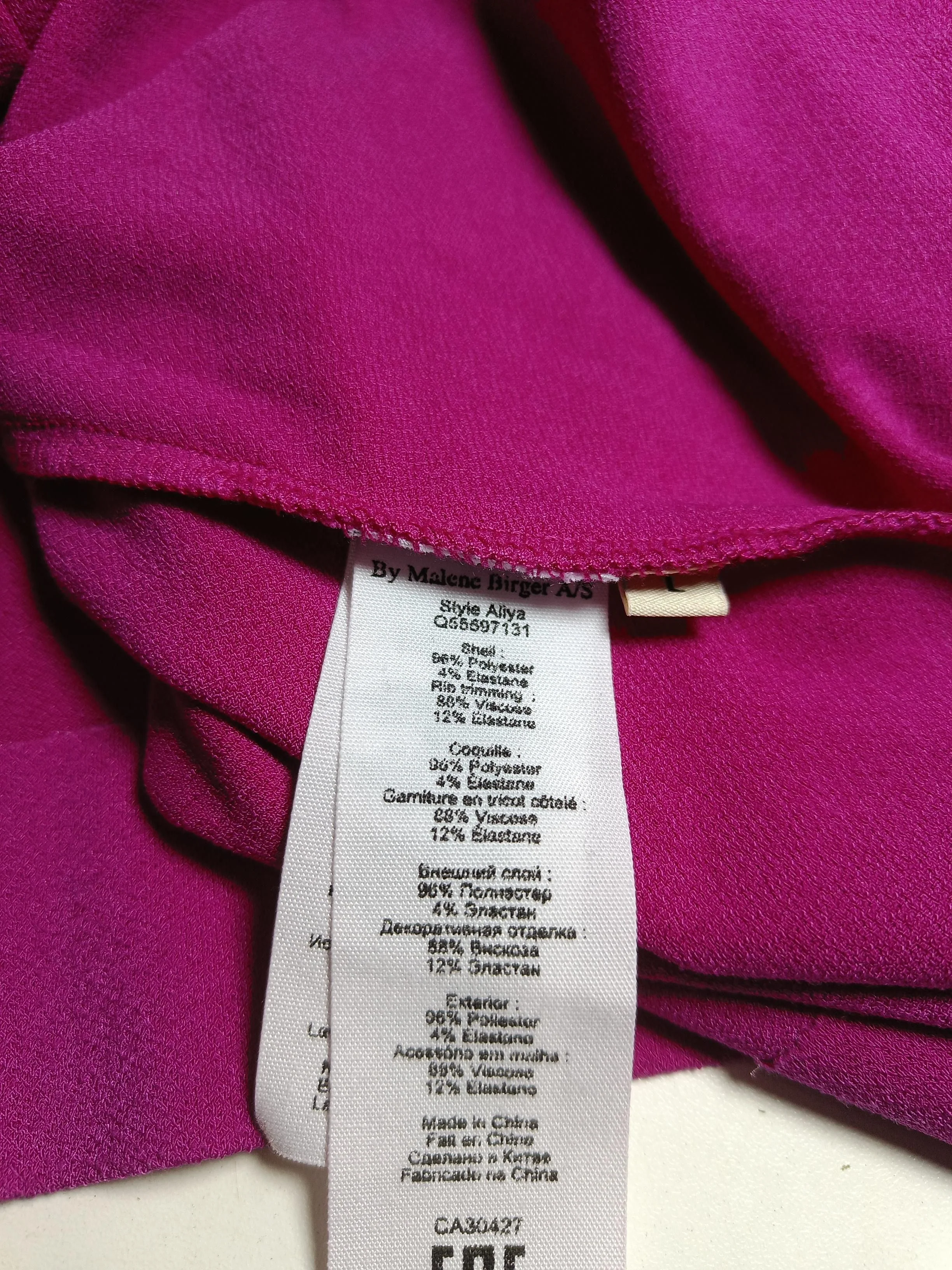 By Malene Birger T-Shirt Mini Dress L in Pink - Image 6