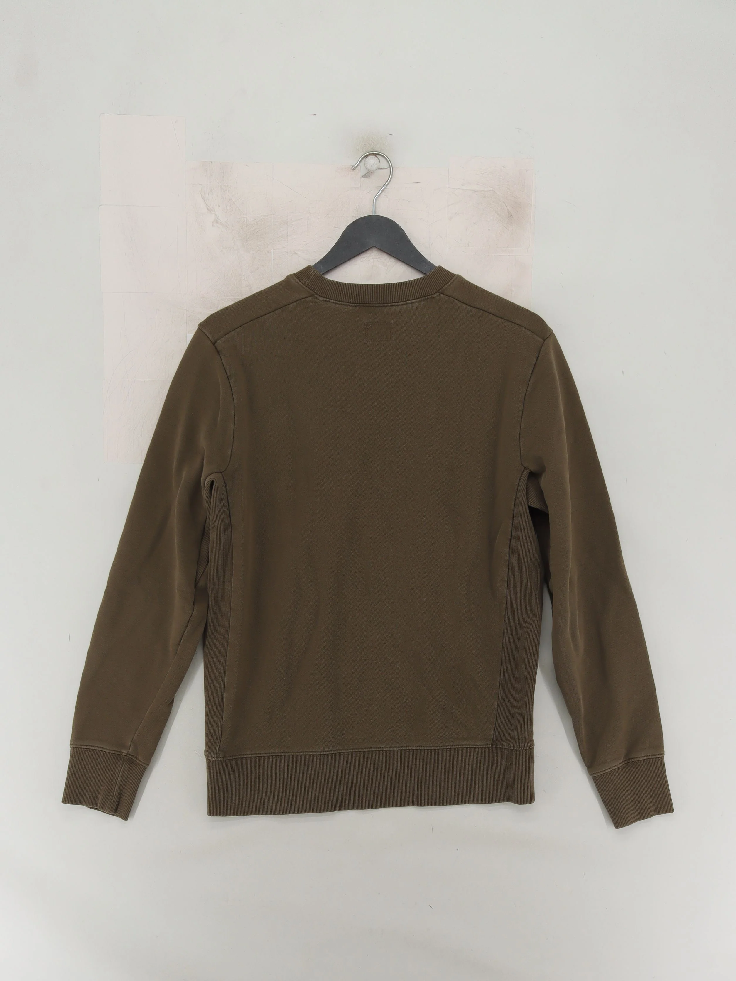 C.P. Company Men's Hoodie M Brown 100% Cotton Pullover - Image 2