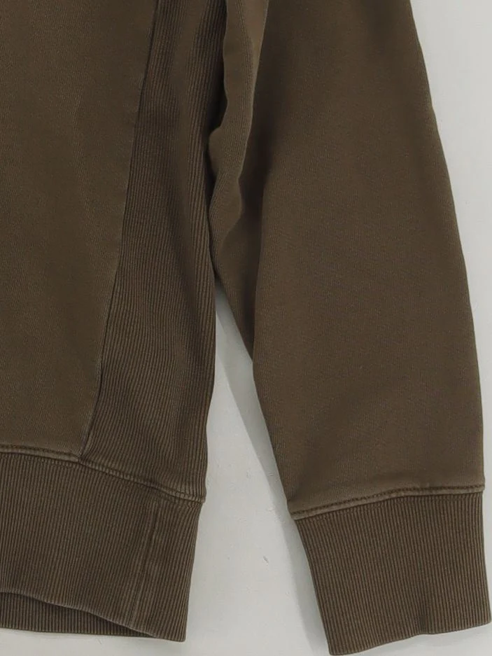 C.P. Company Men's Hoodie M Brown 100% Cotton Pullover - Image 4