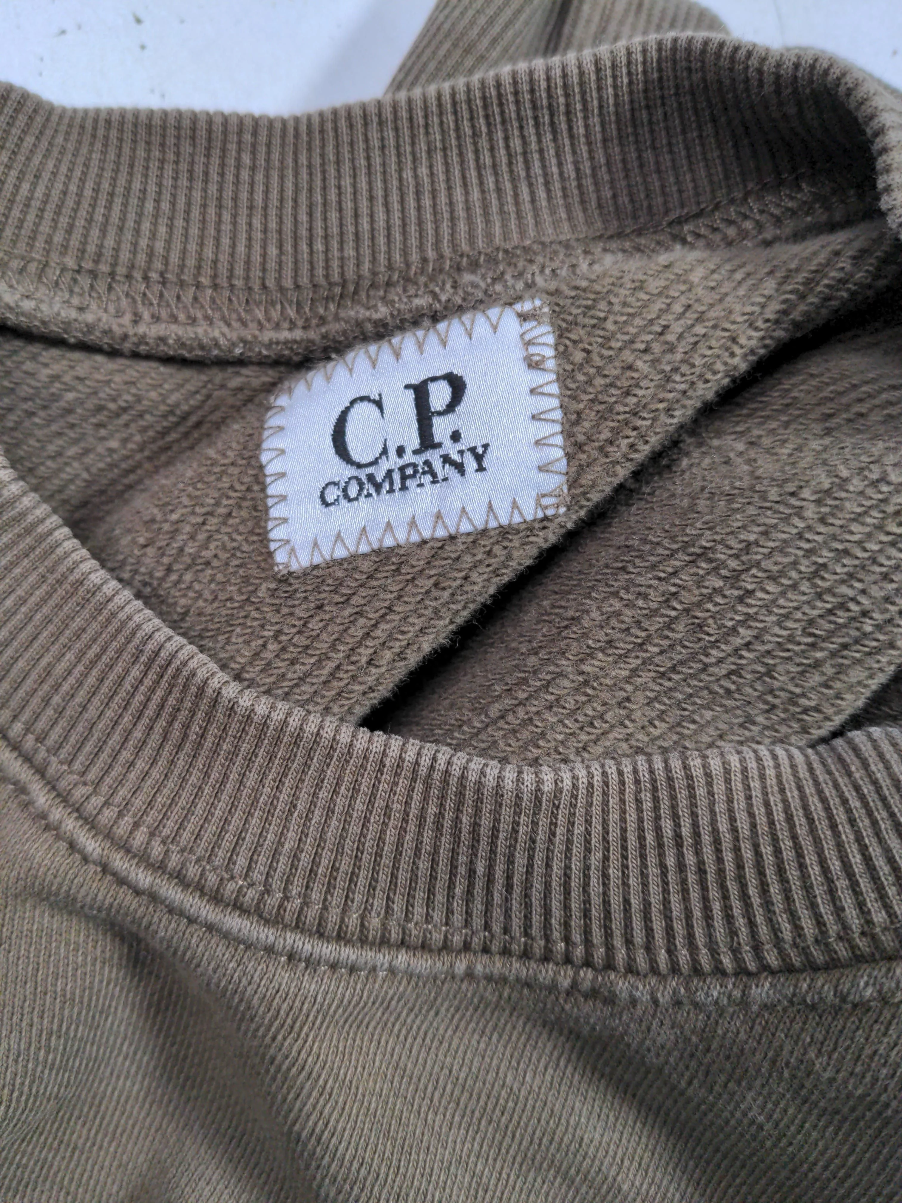 C.P. Company Men's Hoodie M Brown 100% Cotton Pullover - Image 5