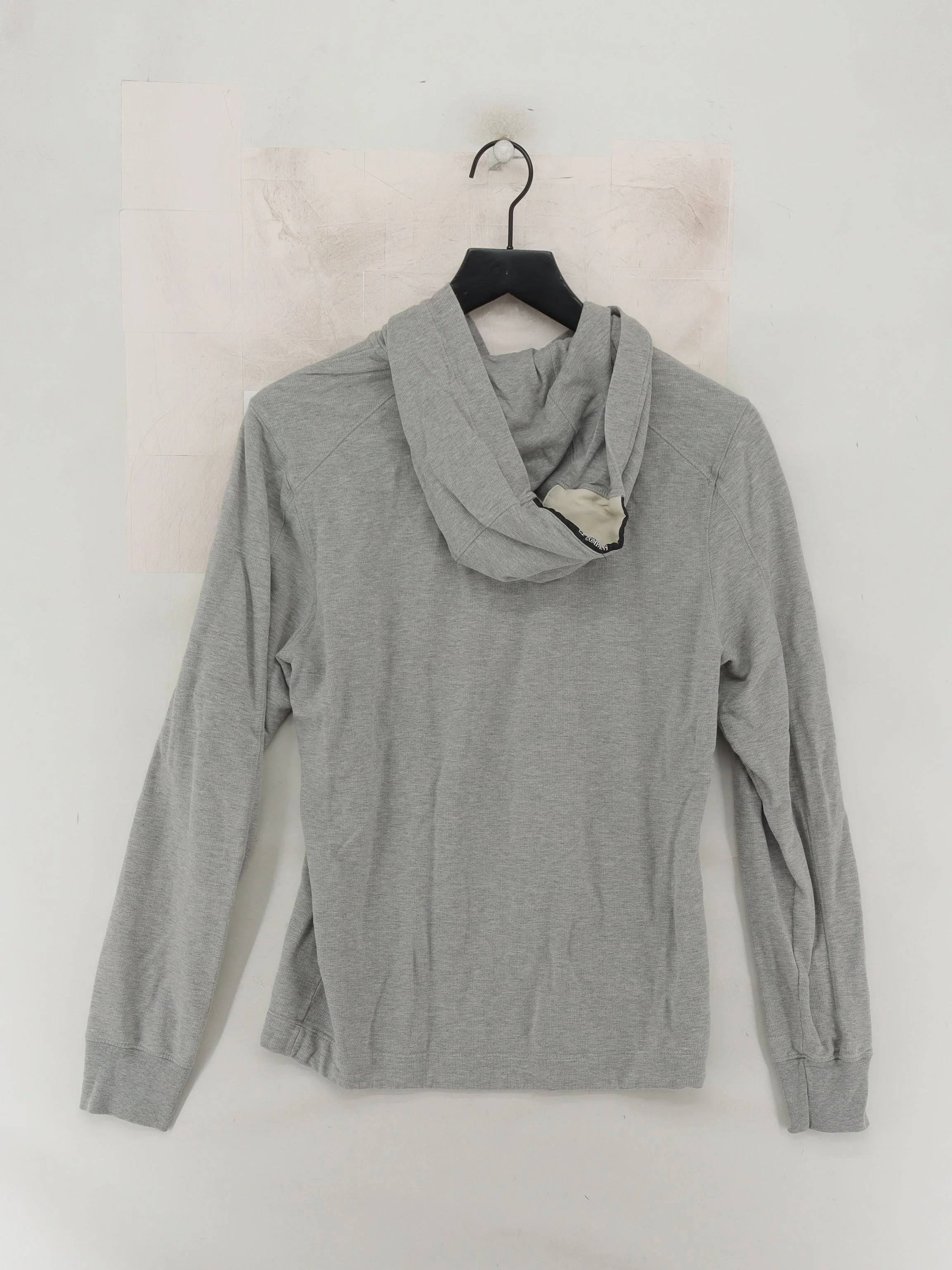 C.P. Company Men's Hoodie S Grey 100% Cotton Pullover - Image 2