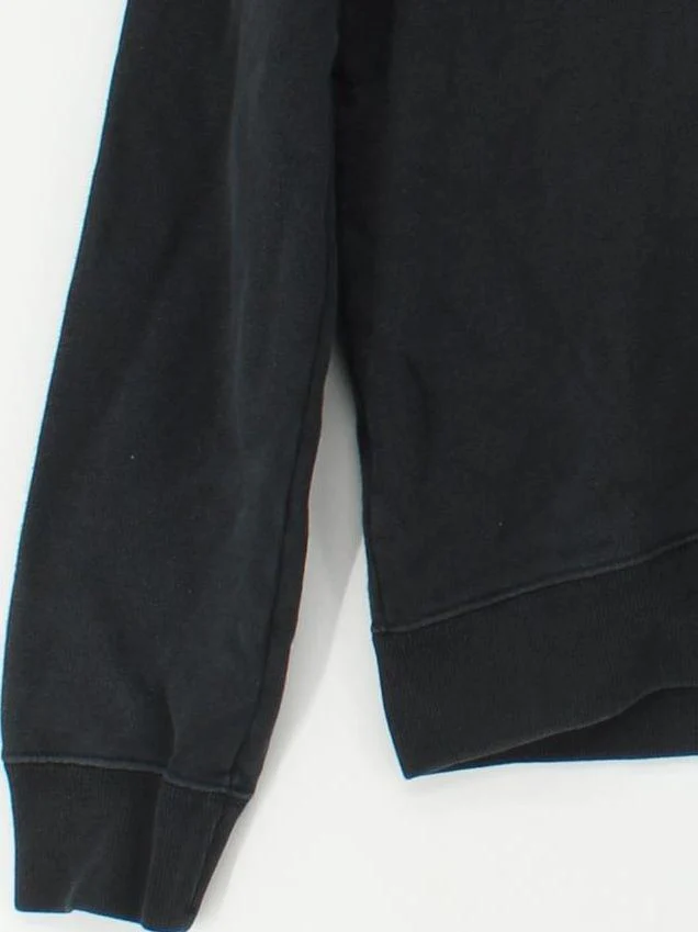 C.P. Company Women's Hoodie UK 12 Black Graphic 100% Cotton Pullover - Image 4