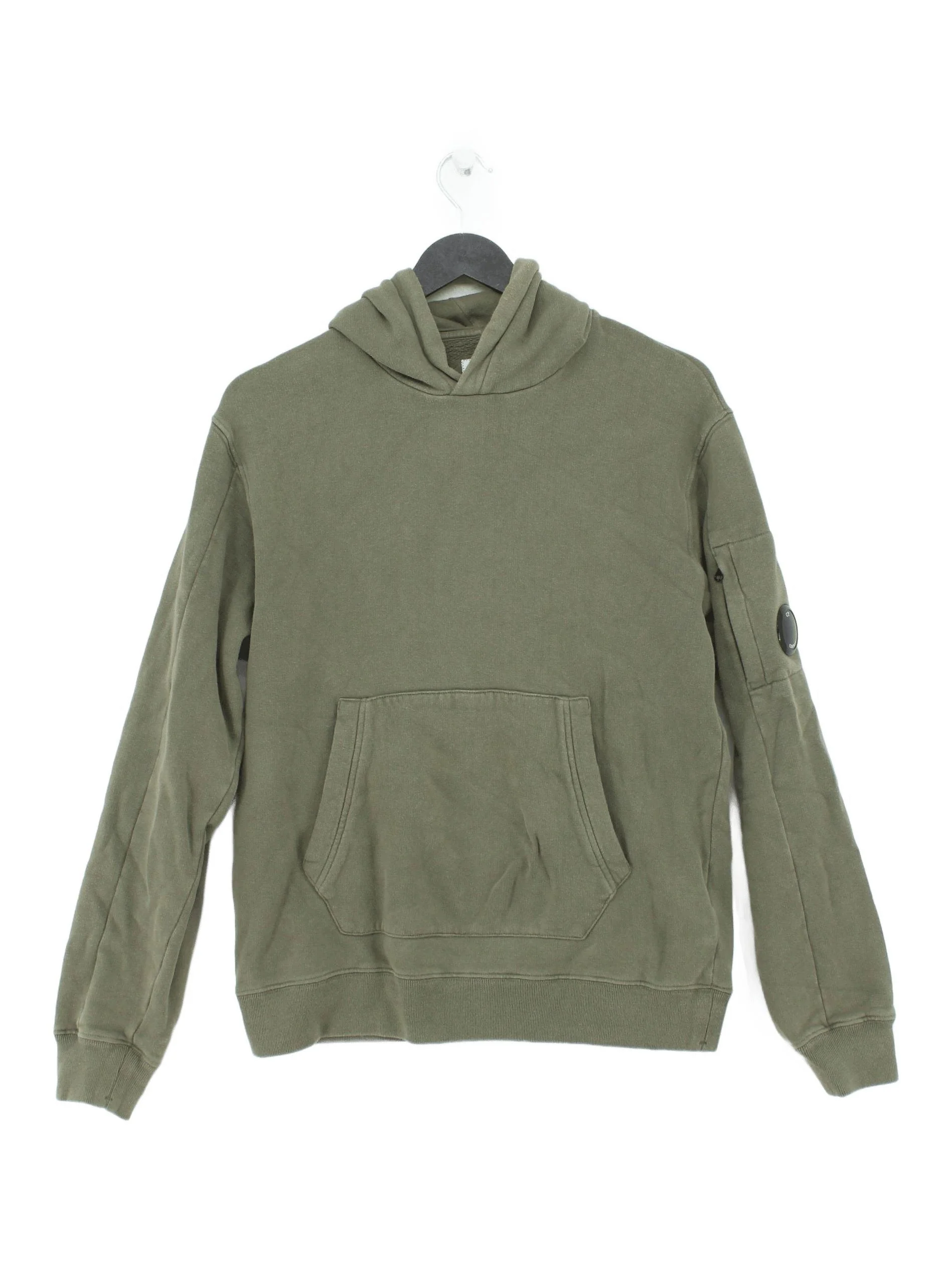 C.P. Company Women's Hoodie UK 14 Green 100% Cotton Pullover