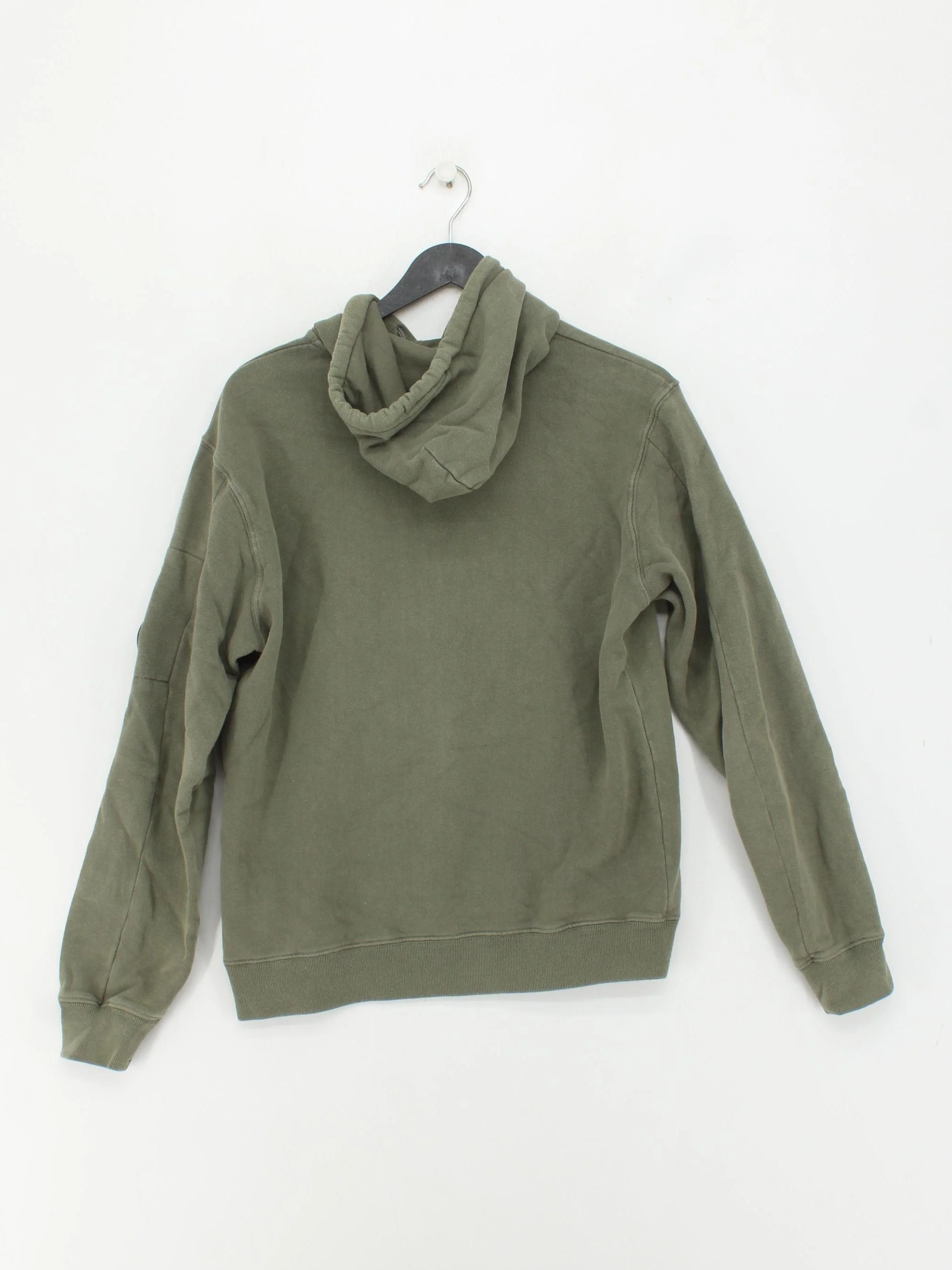 C.P. Company Women's Hoodie UK 14 Green 100% Cotton Pullover - Image 2