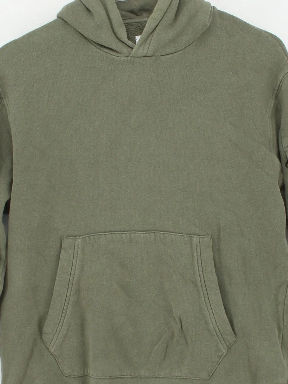 C.P. Company Women's Hoodie UK 14 Green 100% Cotton Pullover - Image 3