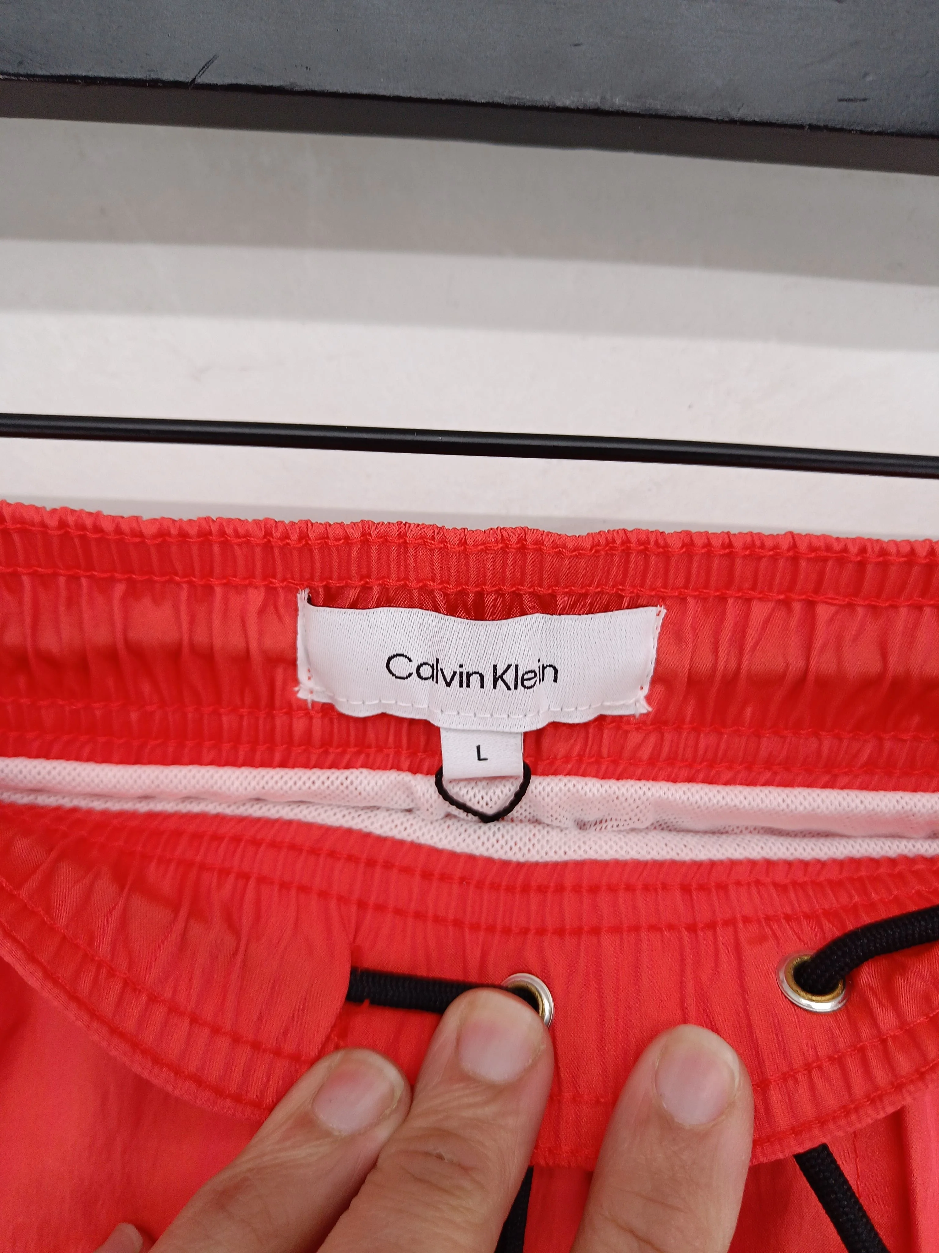 Calvin Klein athletic swim trunks in red RRP £65 - Image 5