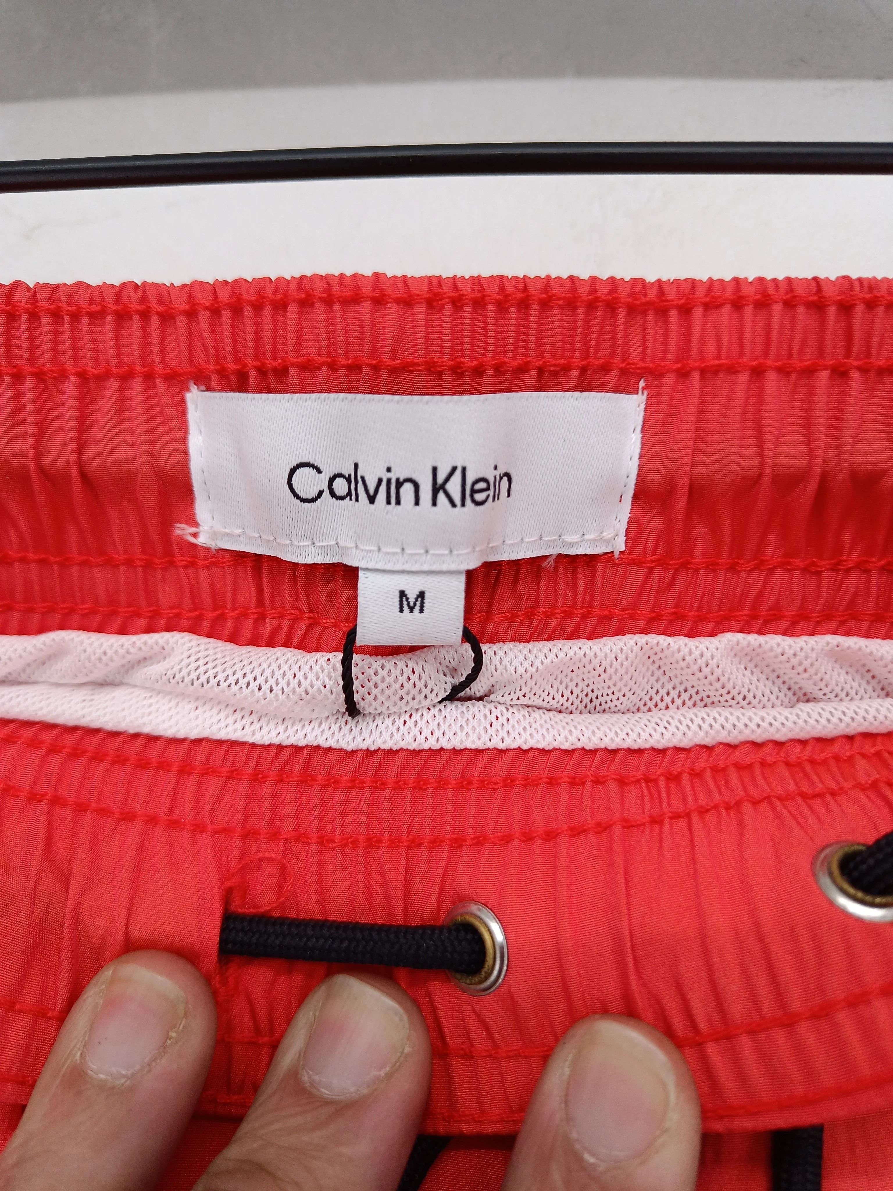 Calvin Klein athletic swim trunks in red RRP £65 - Image 5