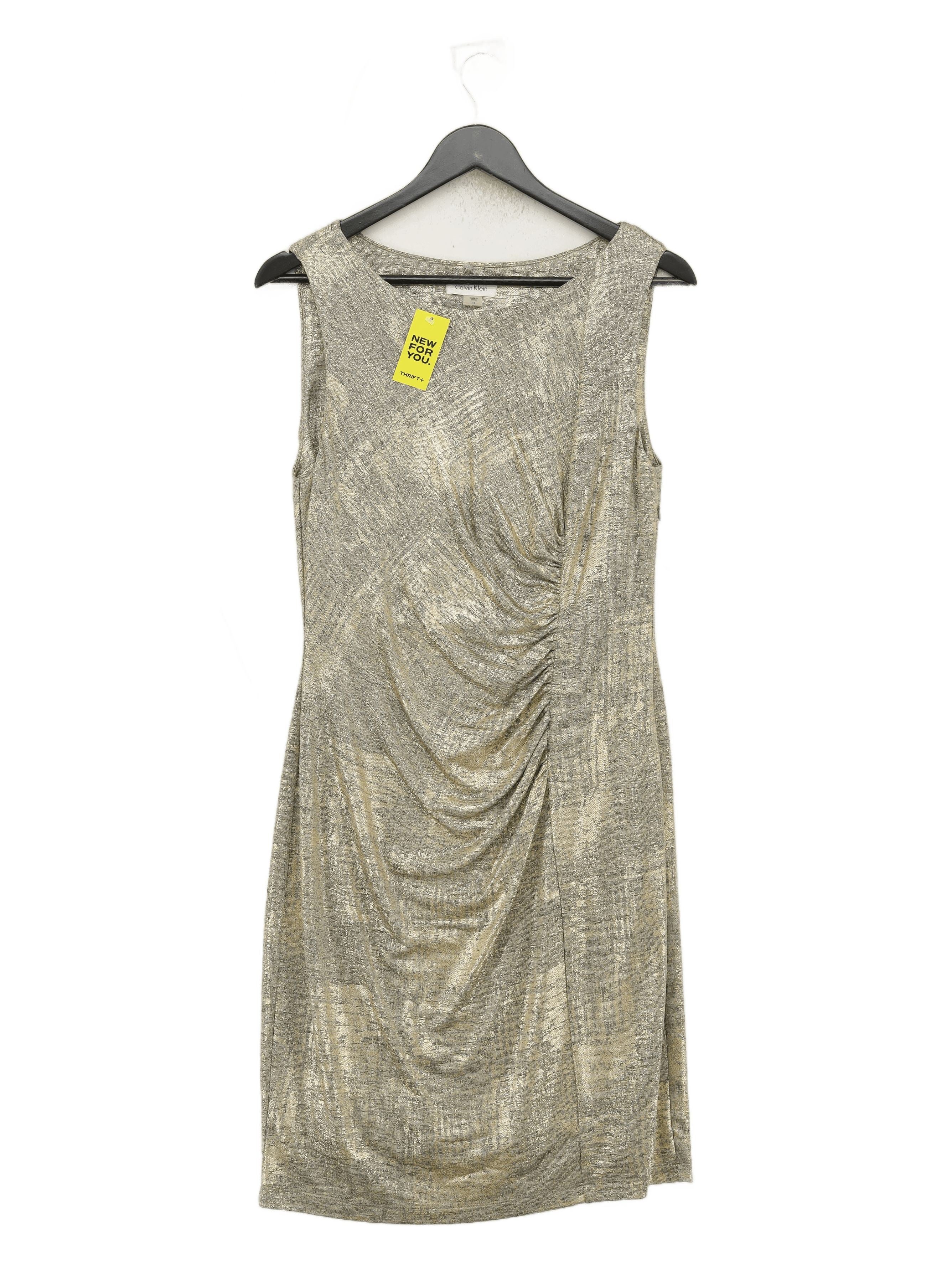 Calvin Klein Bodycon Mini Dress in Gold