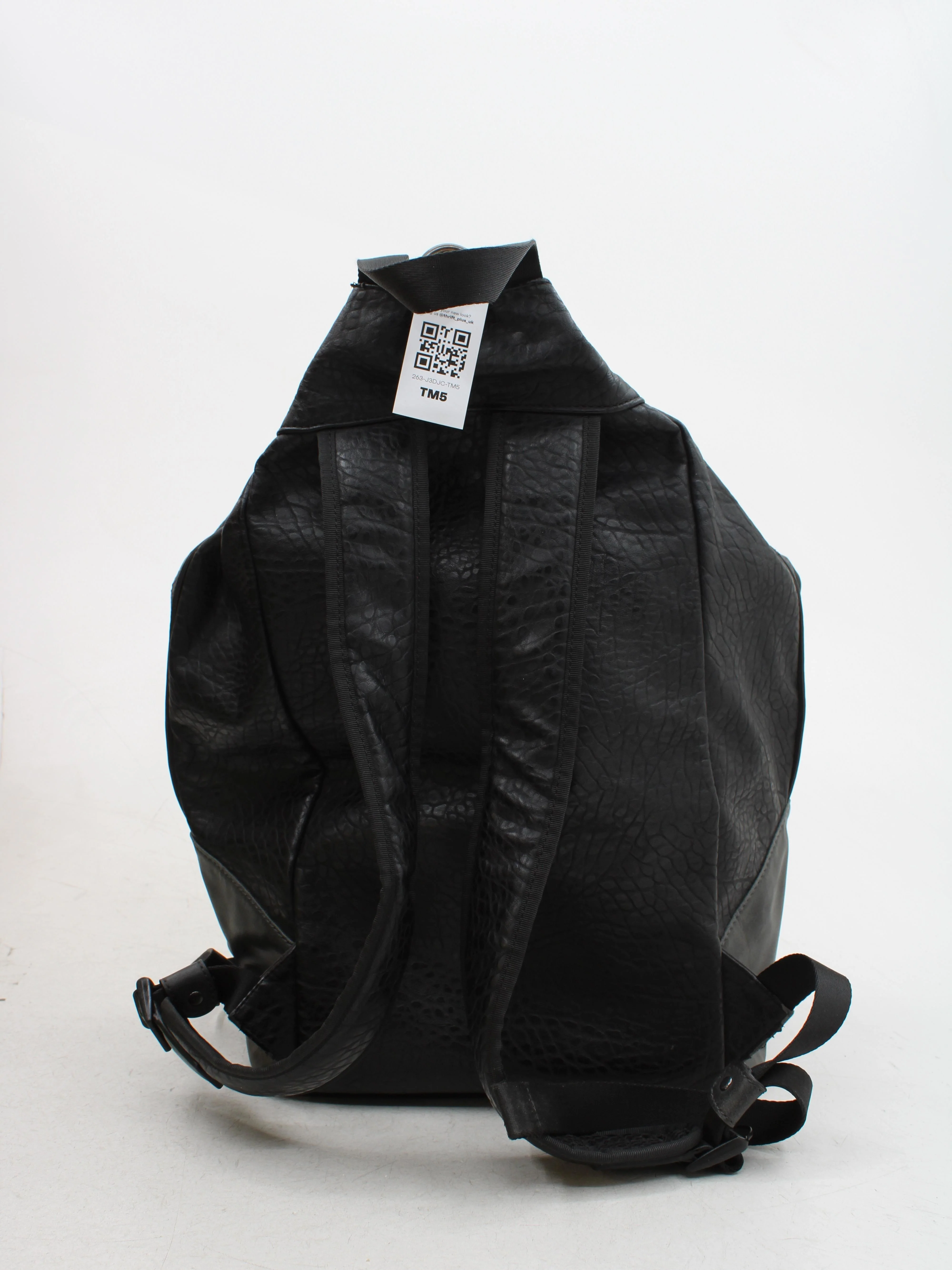 Calvin Klein Men's Bag Black Animal Print 100% Faux Leather Backpack - Image 2