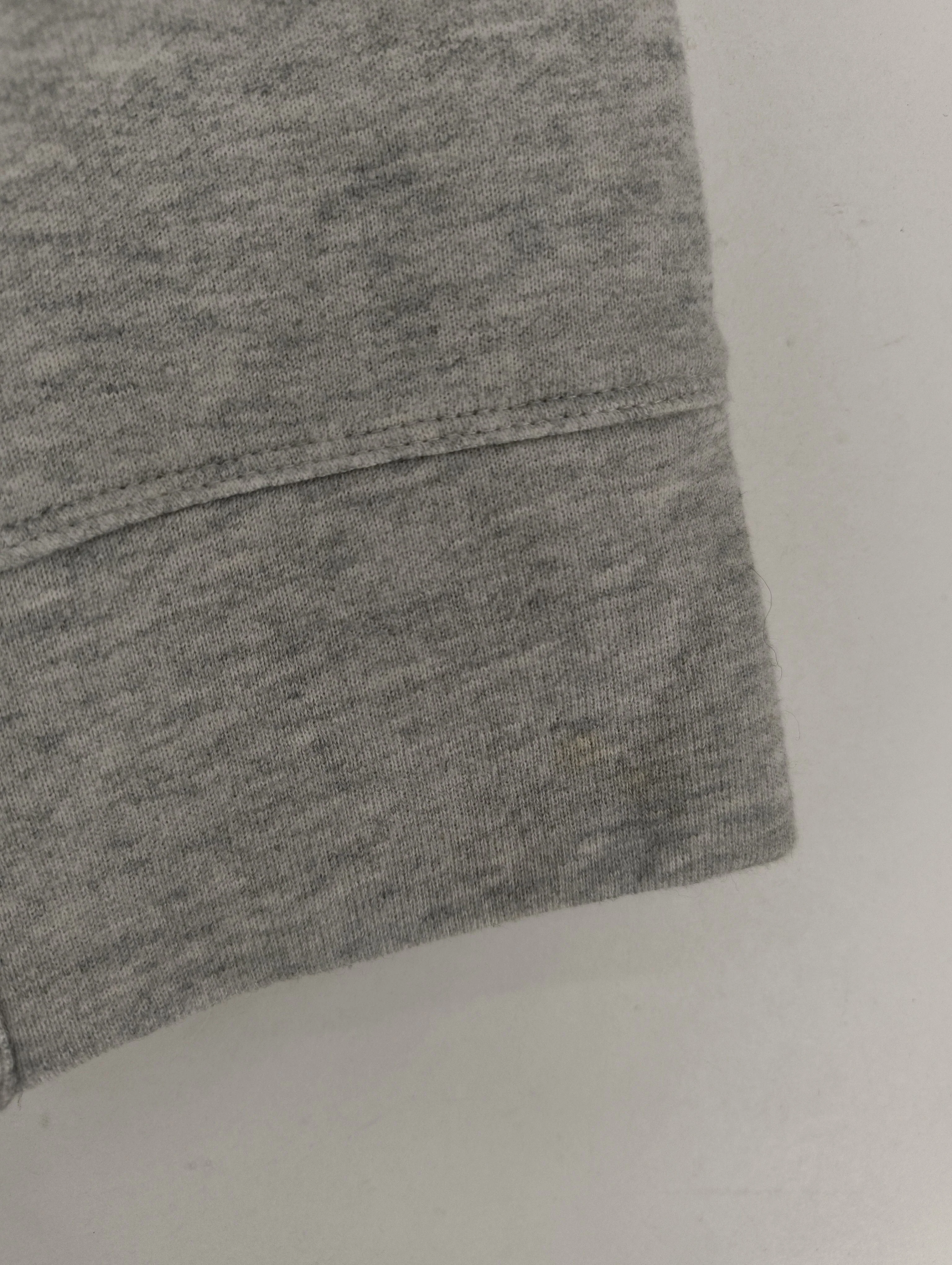 Calvin Klein Men's Hoodie L Grey Graphic 100% Cotton Pullover - Image 6