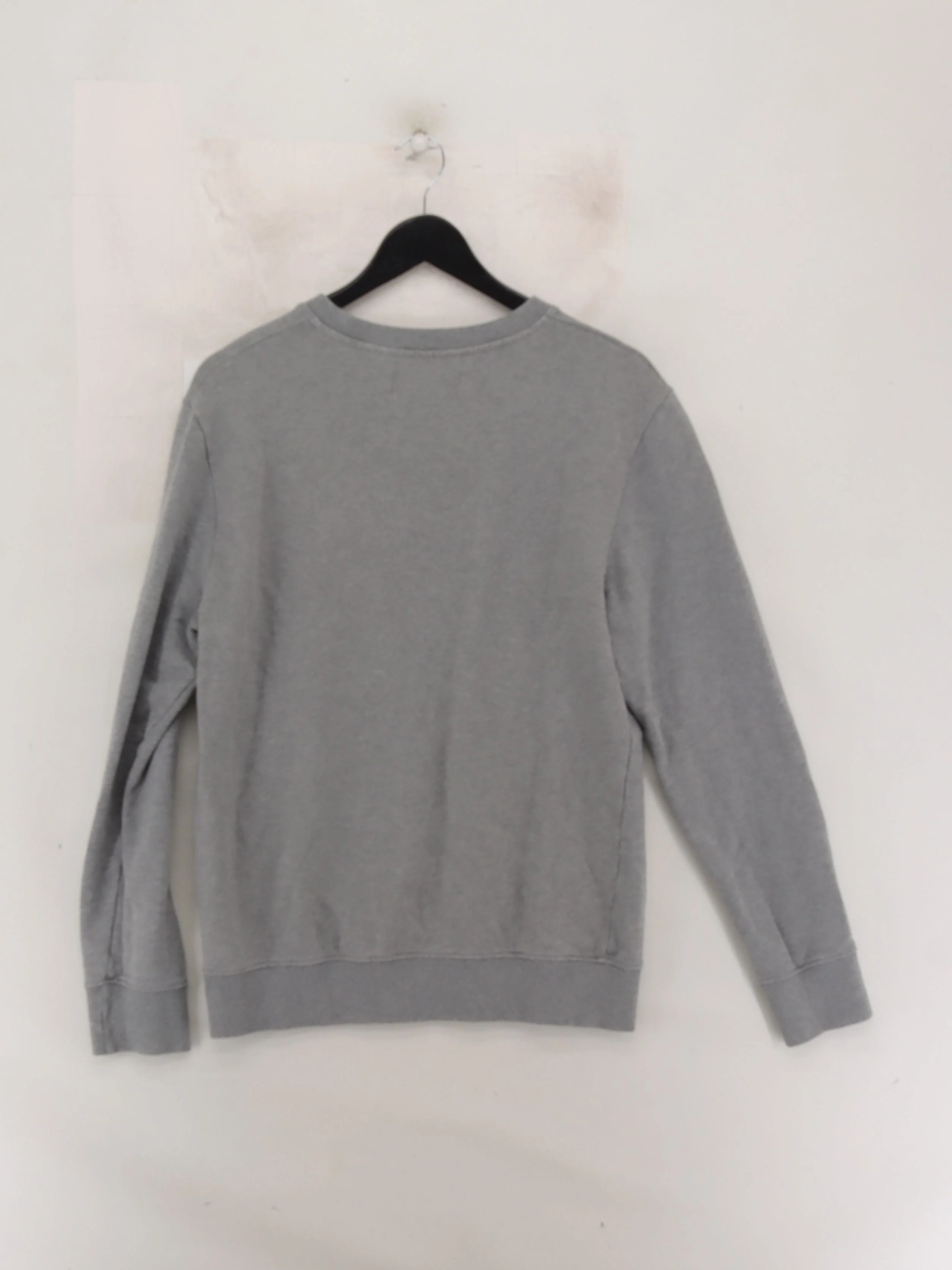 Calvin Klein Men's Hoodie L Grey Graphic 100% Cotton Pullover - Image 2