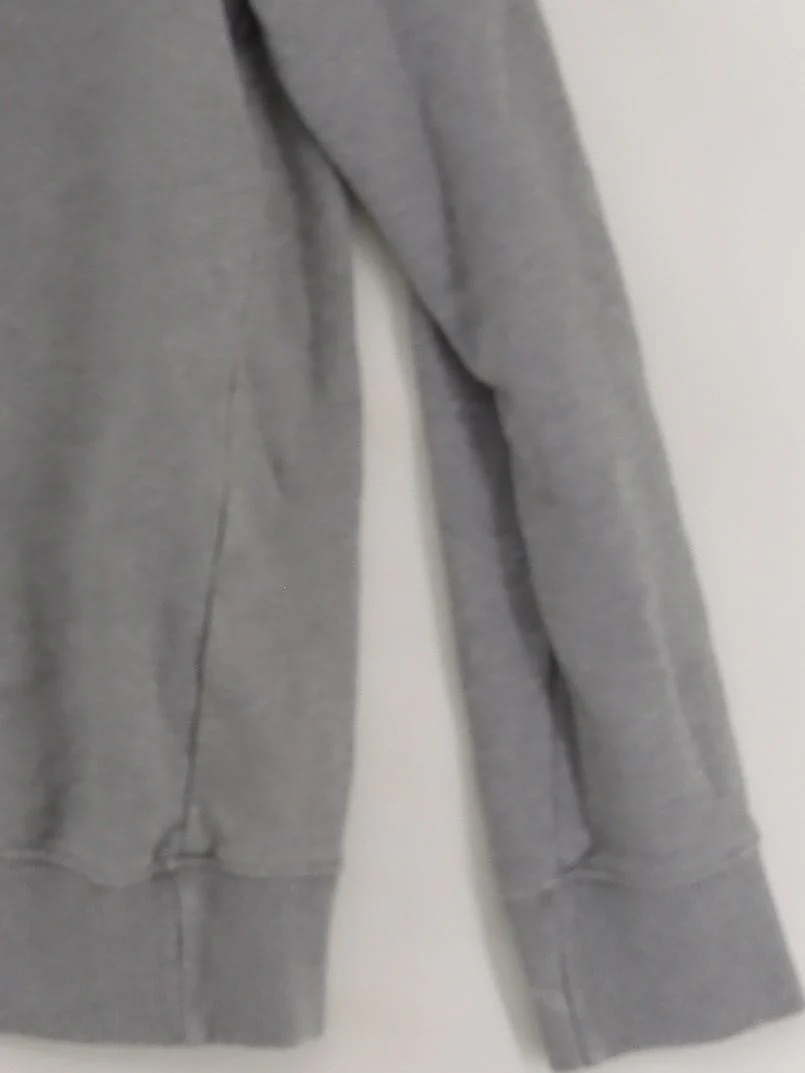 Calvin Klein Men's Hoodie L Grey Graphic 100% Cotton Pullover - Image 4