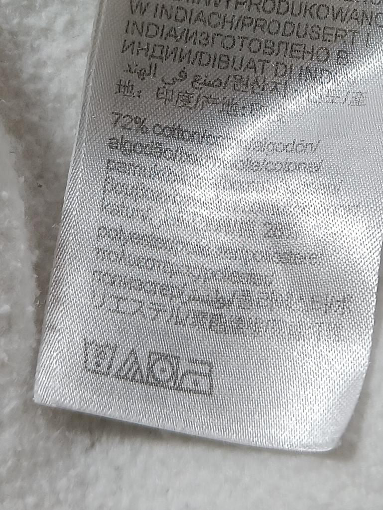 Calvin Klein Men's Hoodie L White Graphic Cotton with Polyester Pullover - Image 7