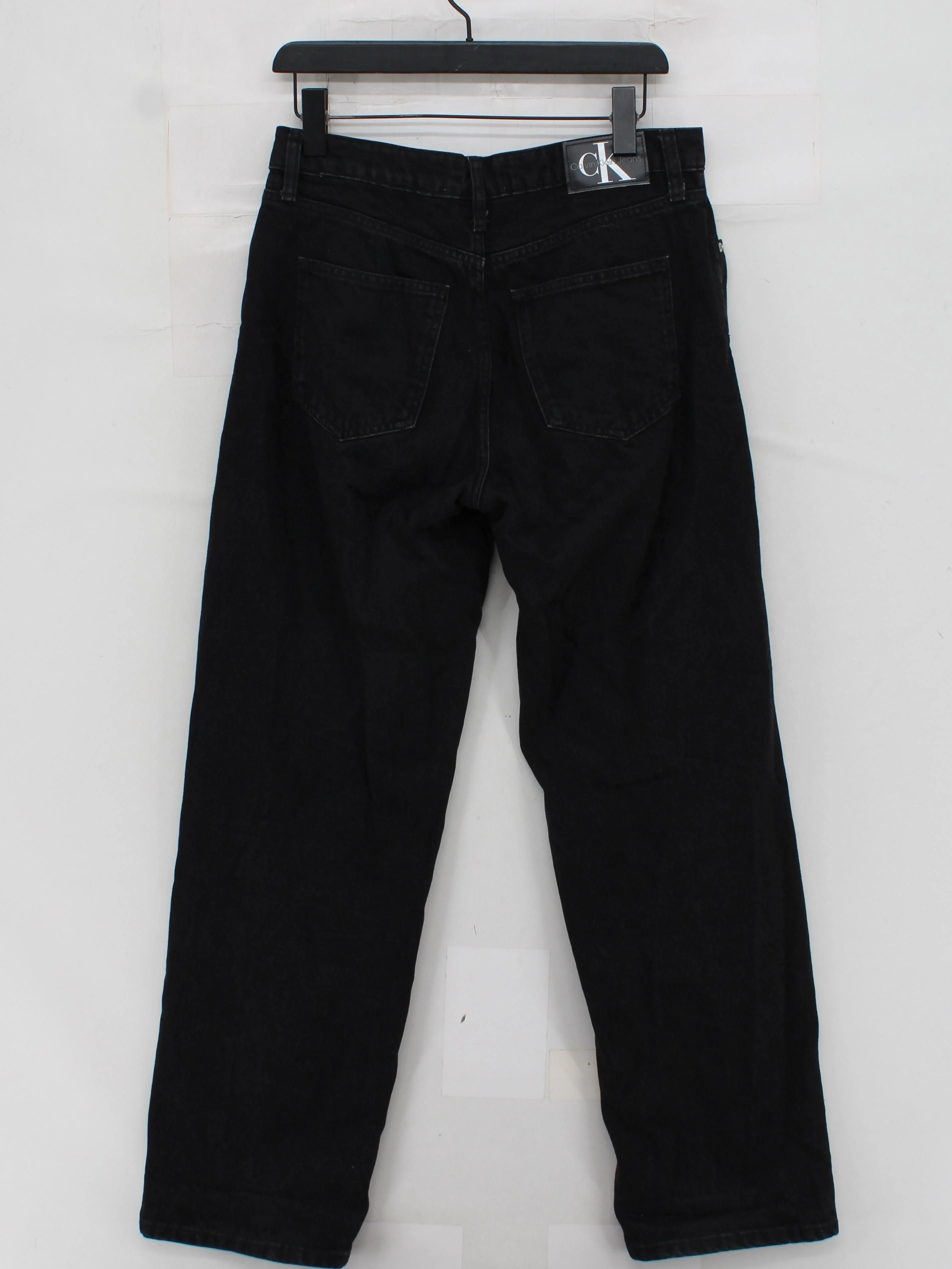 Calvin Klein Men's Jeans M Black 100% Cotton Straight - Image 2