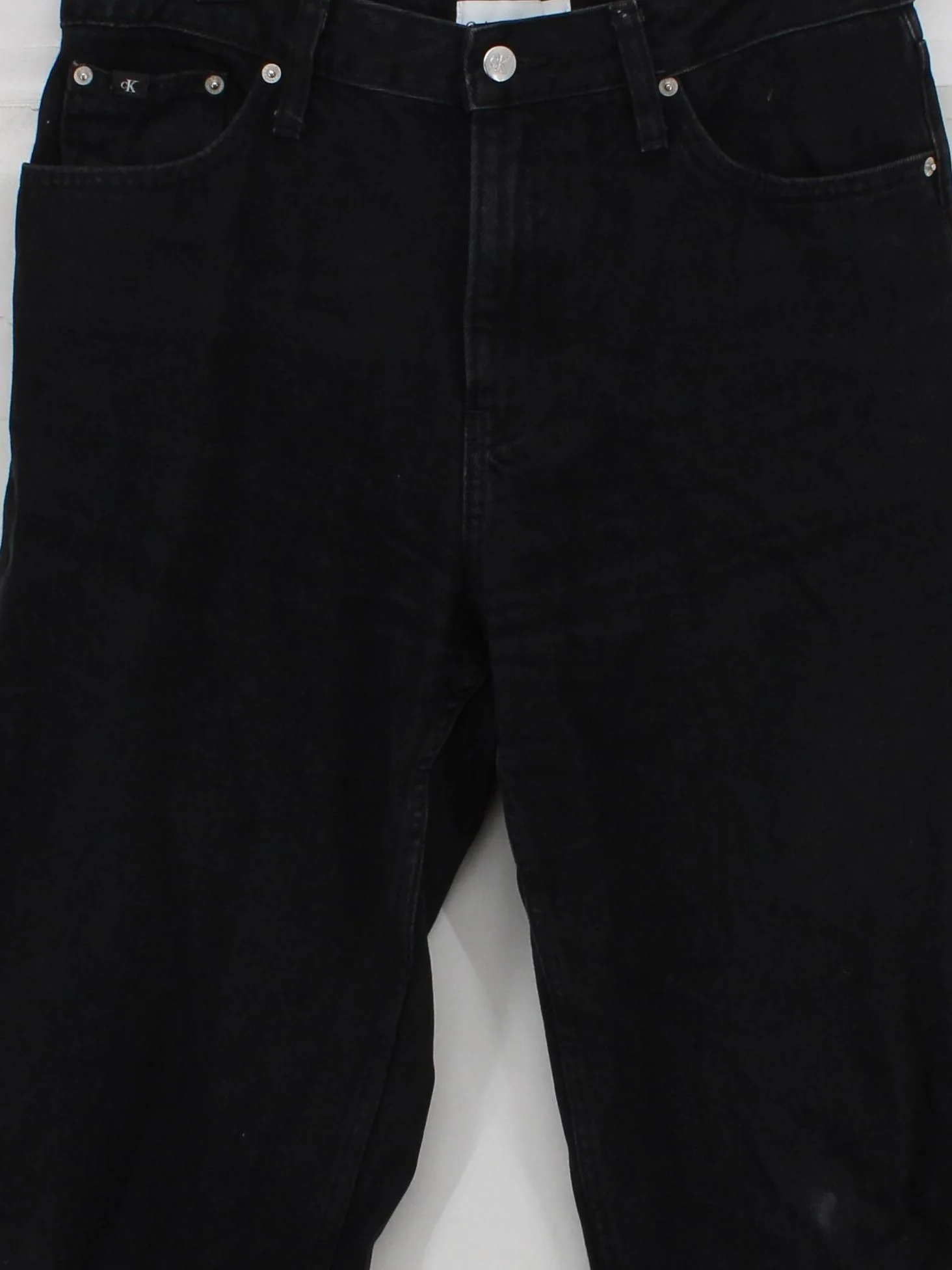 Calvin Klein Men's Jeans M Black 100% Cotton Straight - Image 3