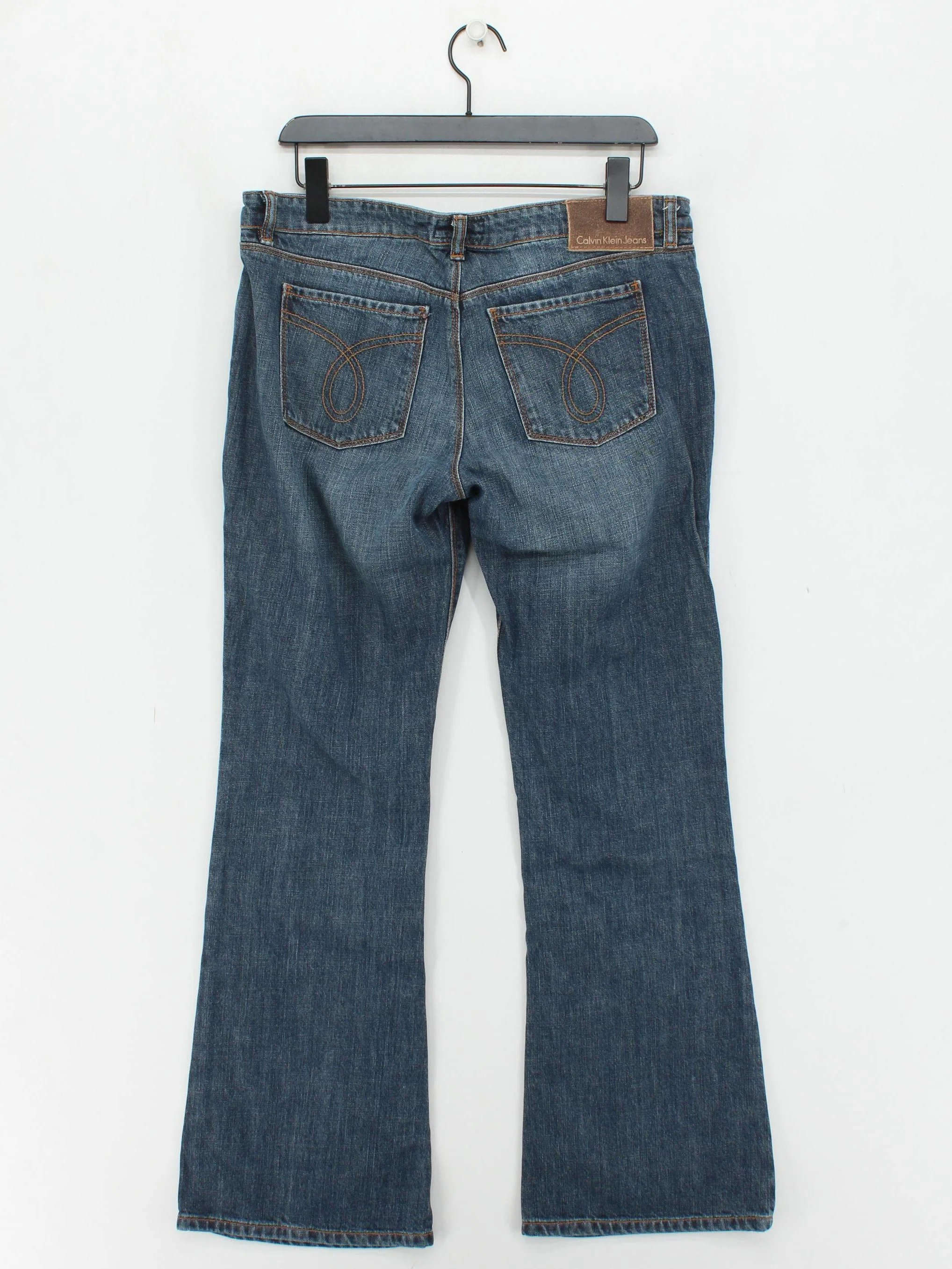Calvin Klein Men's Jeans M Blue 100% Cotton Wide-Leg - Image 2