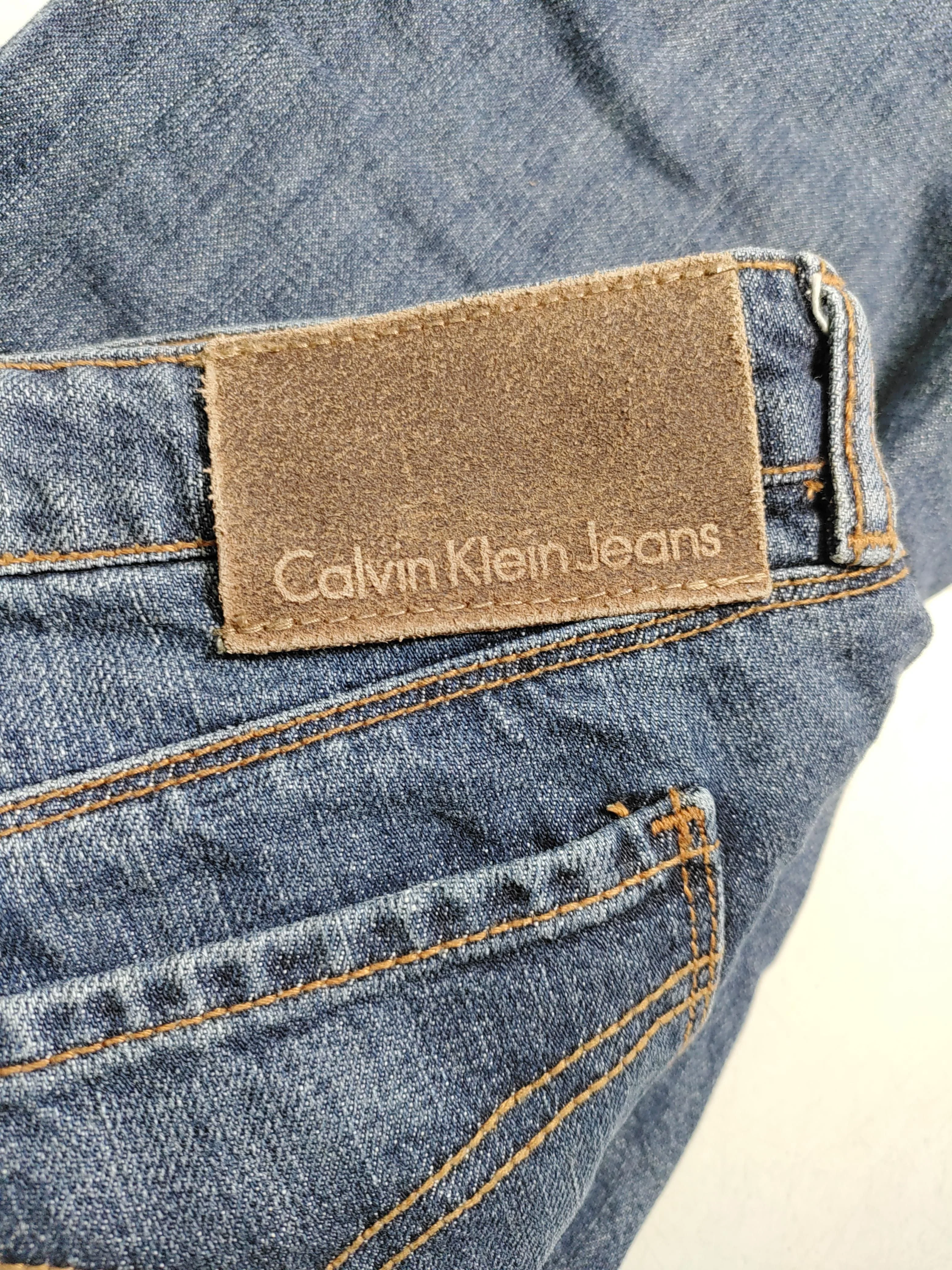 Calvin Klein Men's Jeans M Blue 100% Cotton Wide-Leg - Image 5