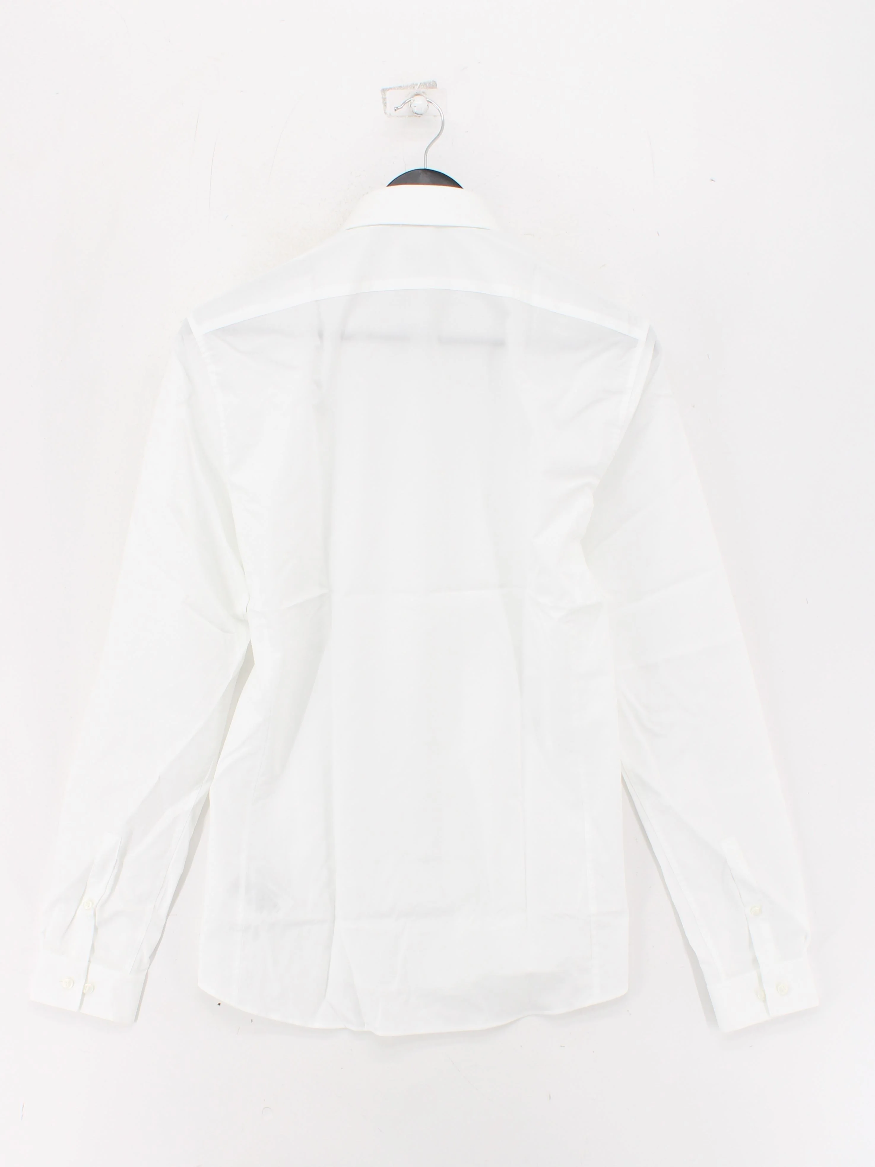 Calvin Klein Men's Shirt Collar: 15.5 in White Cotton New with tags - Image 2
