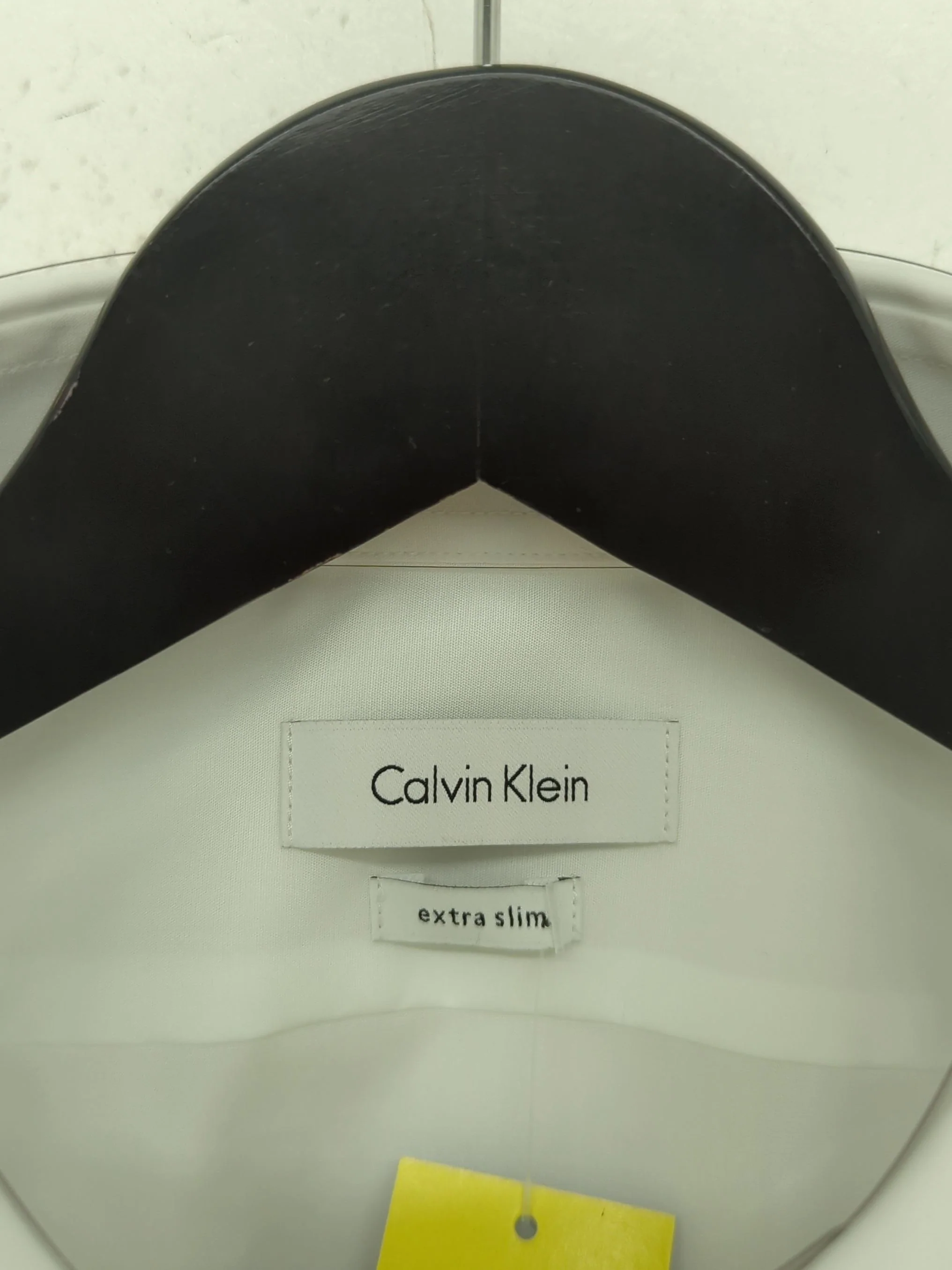Calvin Klein Men's Shirt Collar: 15.5 in White Cotton New with tags - Image 5