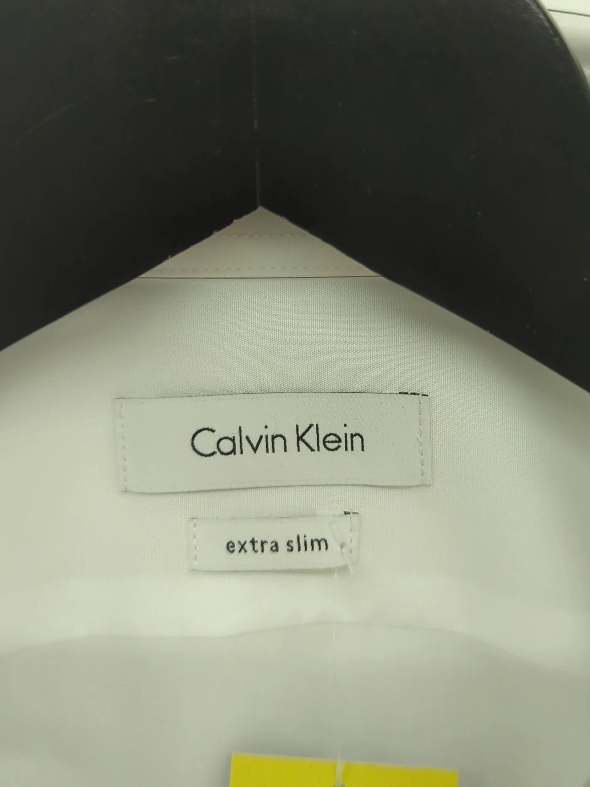 Calvin Klein Men's Shirt Collar: 15.5 in White Cotton New with tags - Image 5