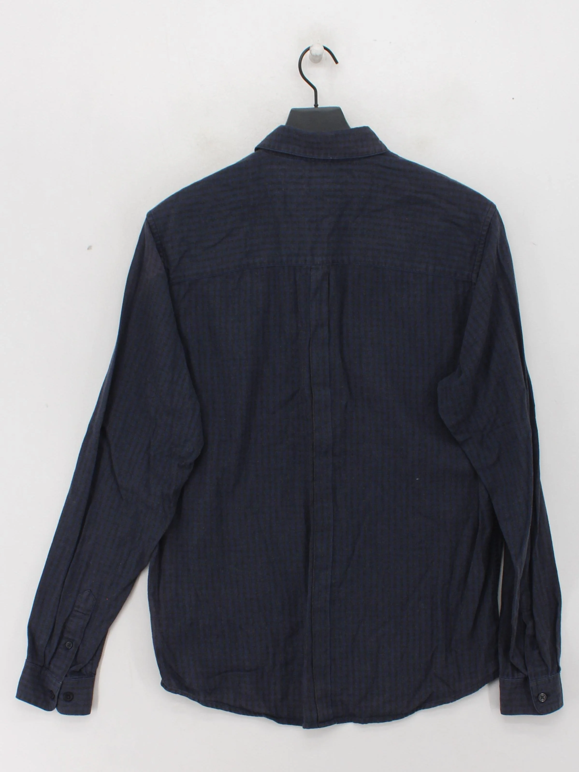Calvin Klein Men's Shirt M Blue Checkered 100% Cotton Basic - Image 2