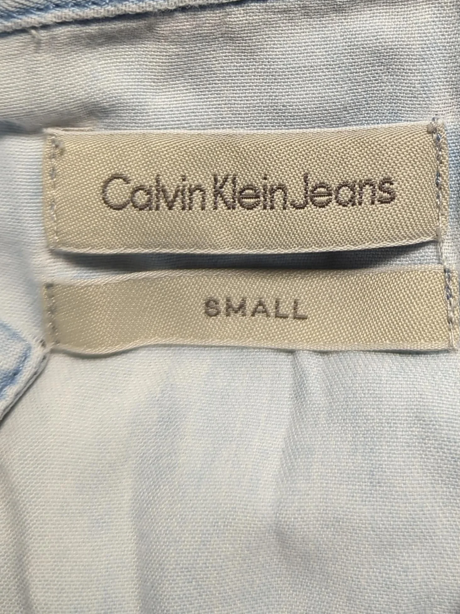 Calvin Klein Men's Shirt S Blue 100% Cotton Basic - Image 7
