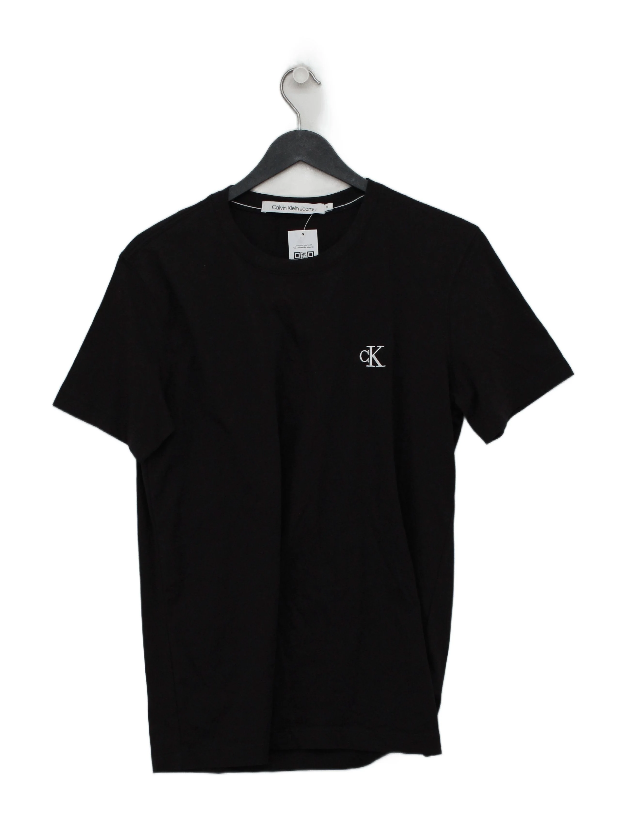 Calvin Klein Men's T-Shirt M Black 100% Cotton Basic