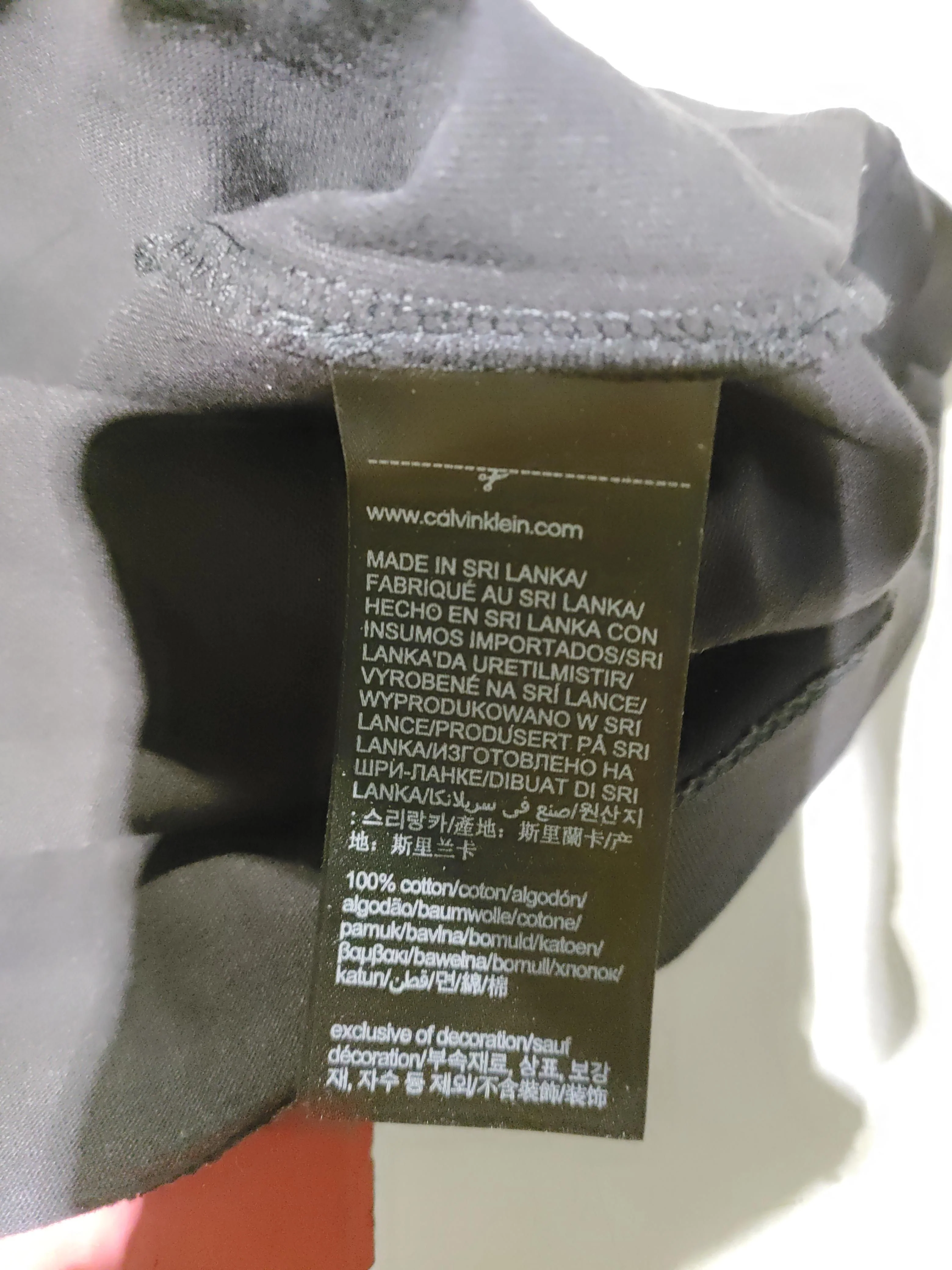Calvin Klein Men's T-Shirt M Black 100% Cotton Basic - Image 6