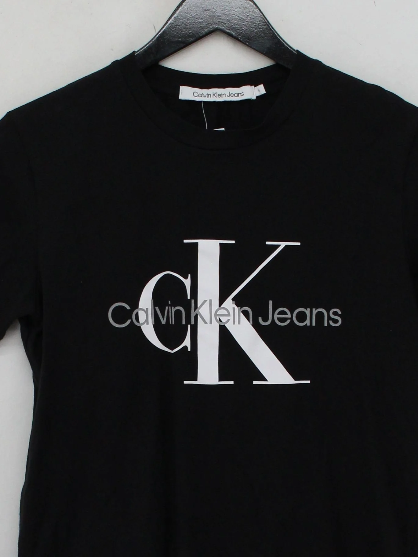 Calvin Klein Men's T-Shirt M Black Graphic 100% Cotton Basic - Image 3