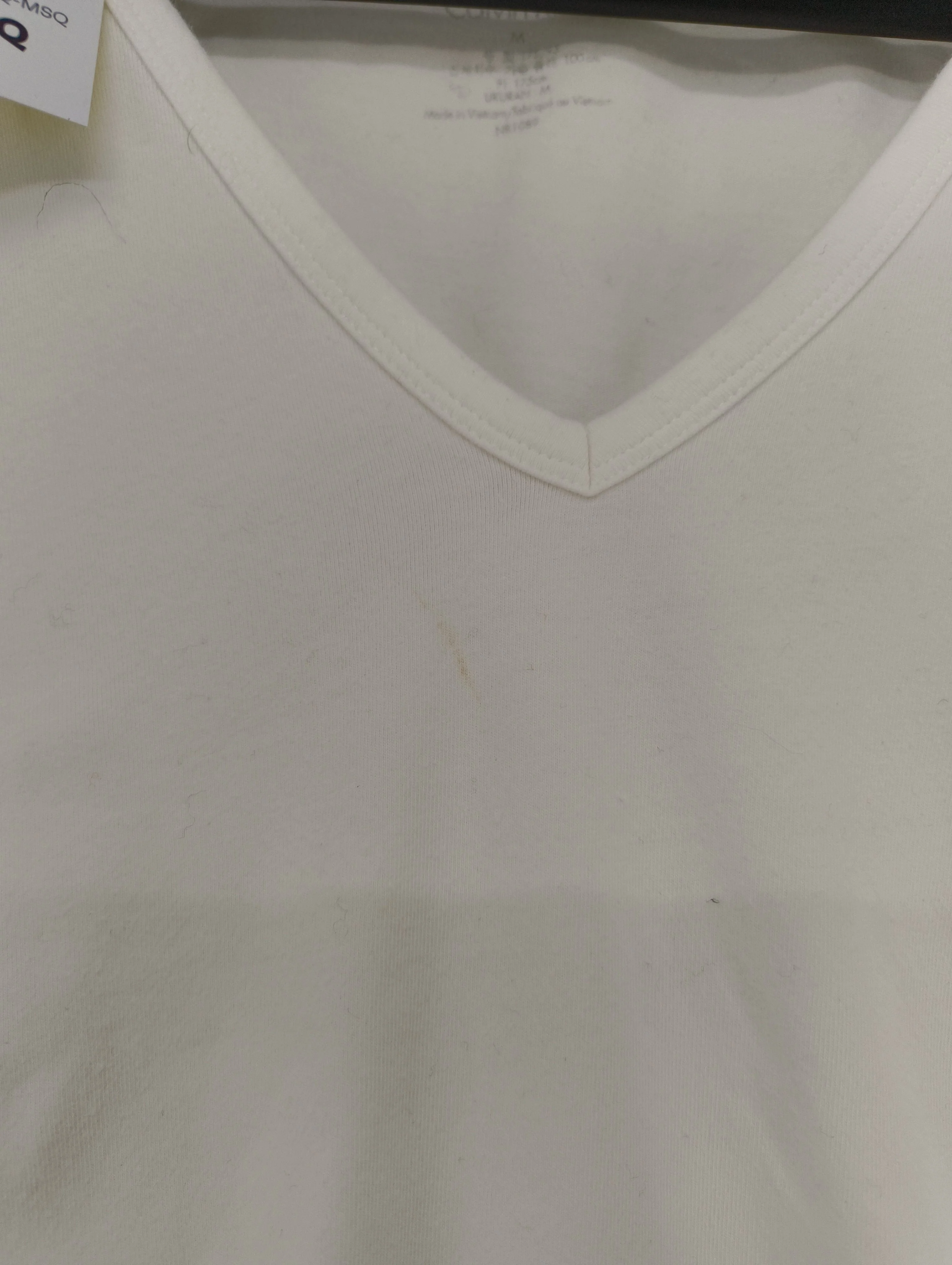 Calvin Klein Men's T-Shirt M White 100% Cotton Basic - Image 5