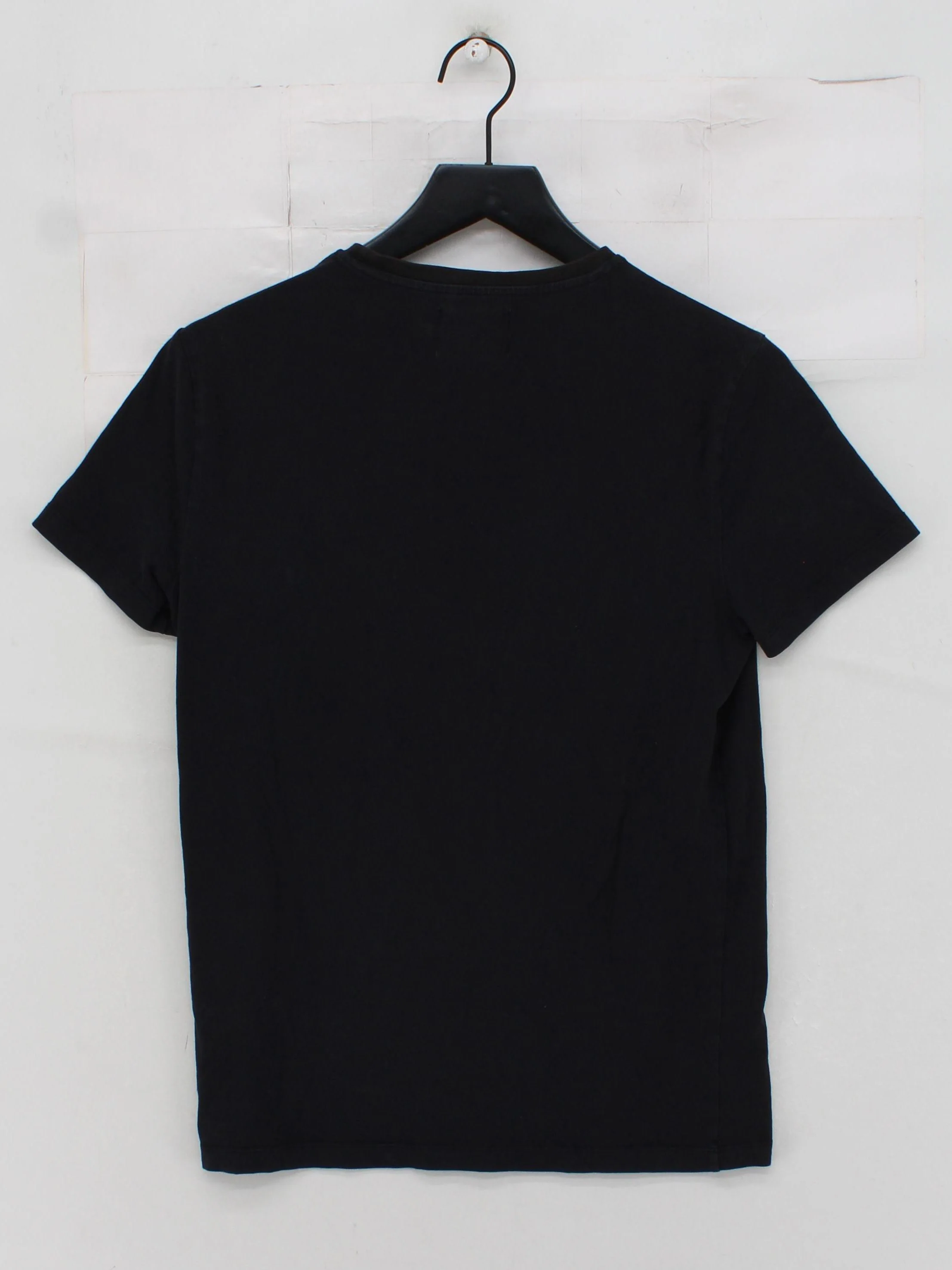 Calvin Klein Men's T-Shirt S Black Cotton with Elastane Basic - Image 2