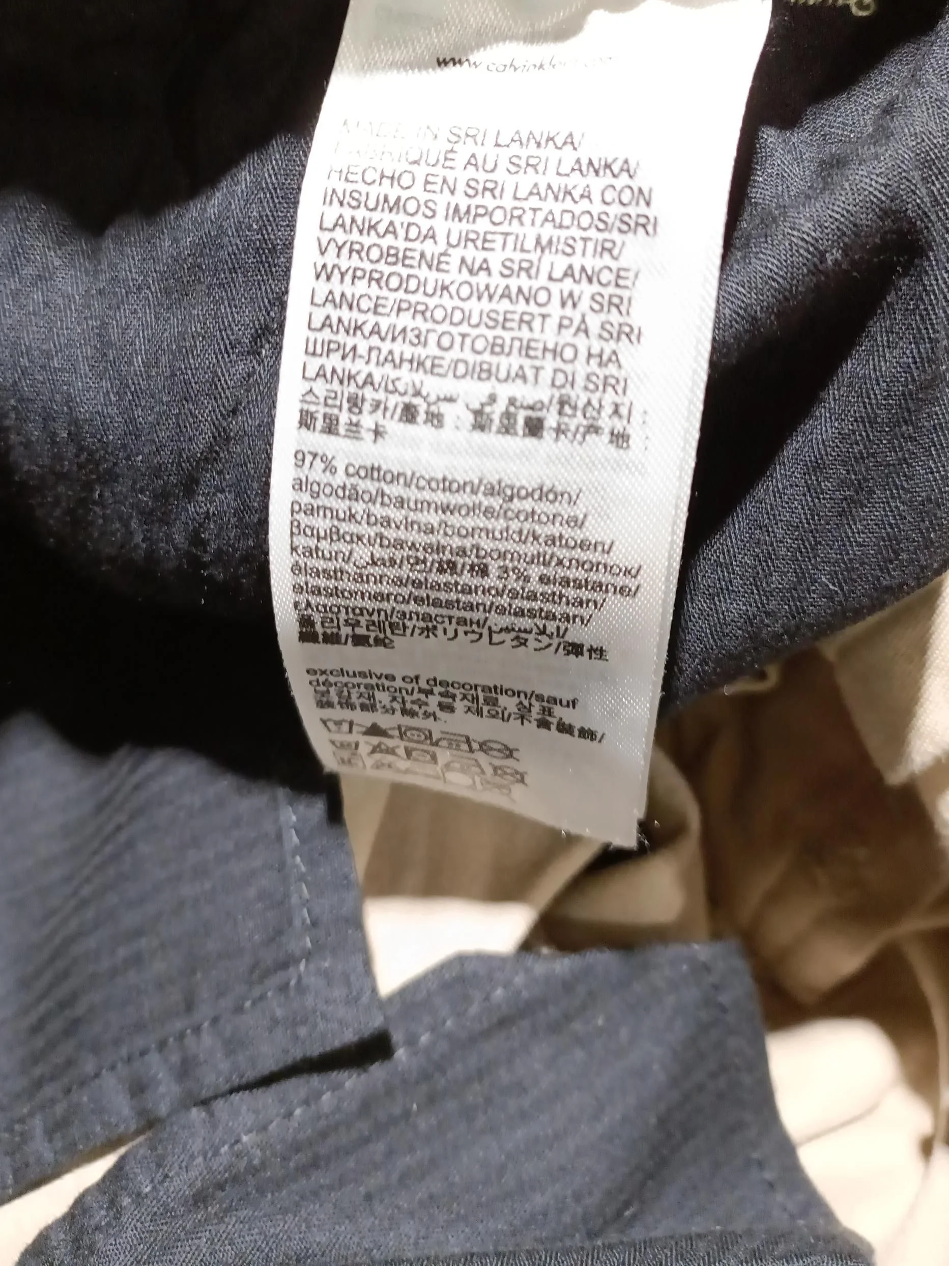 Calvin Klein Men's Trousers S Tan Cotton with Elastane Cargo New with tags - Image 6