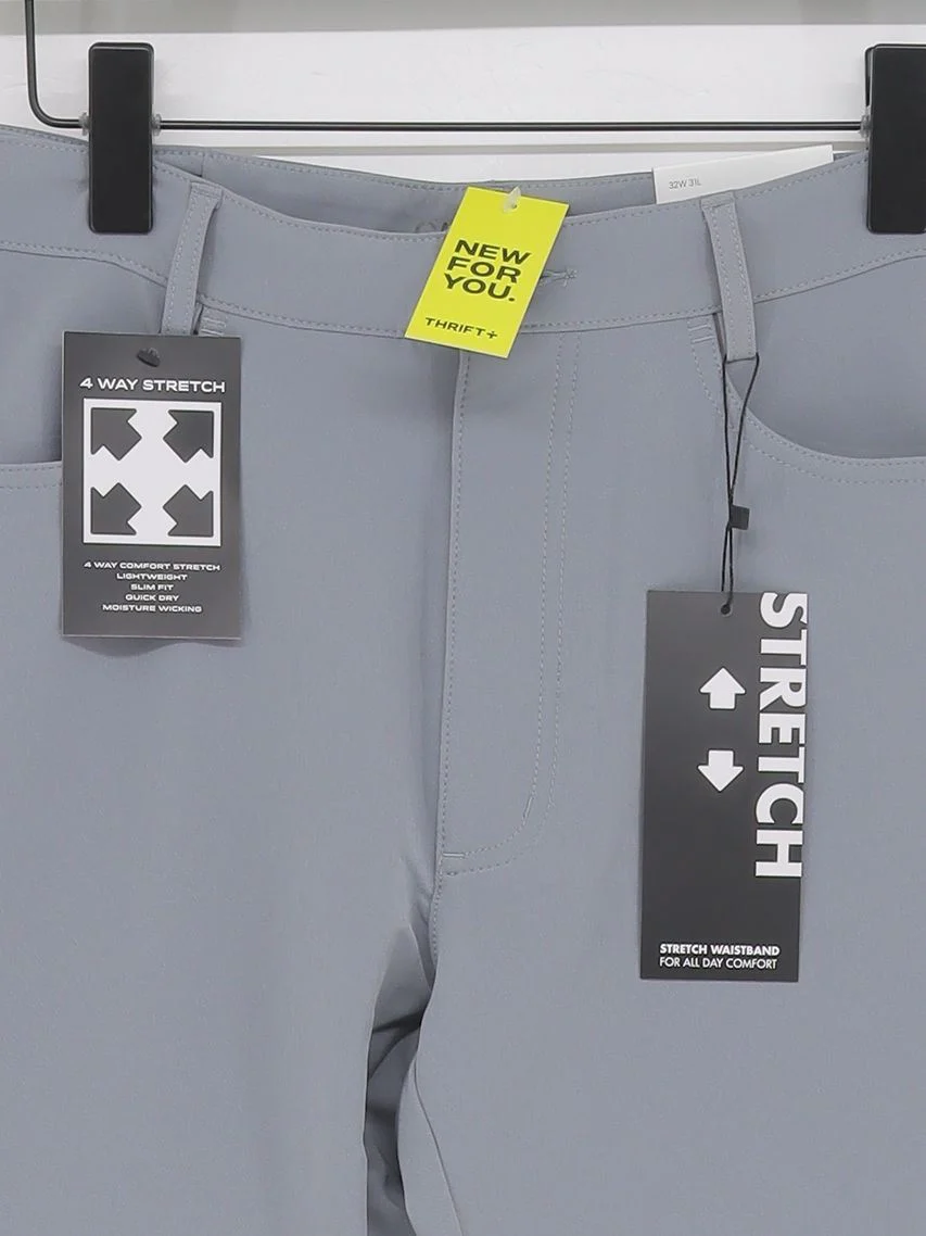 Calvin Klein Men's Trousers W 32 in Grey Polyester New with tags - Image 3