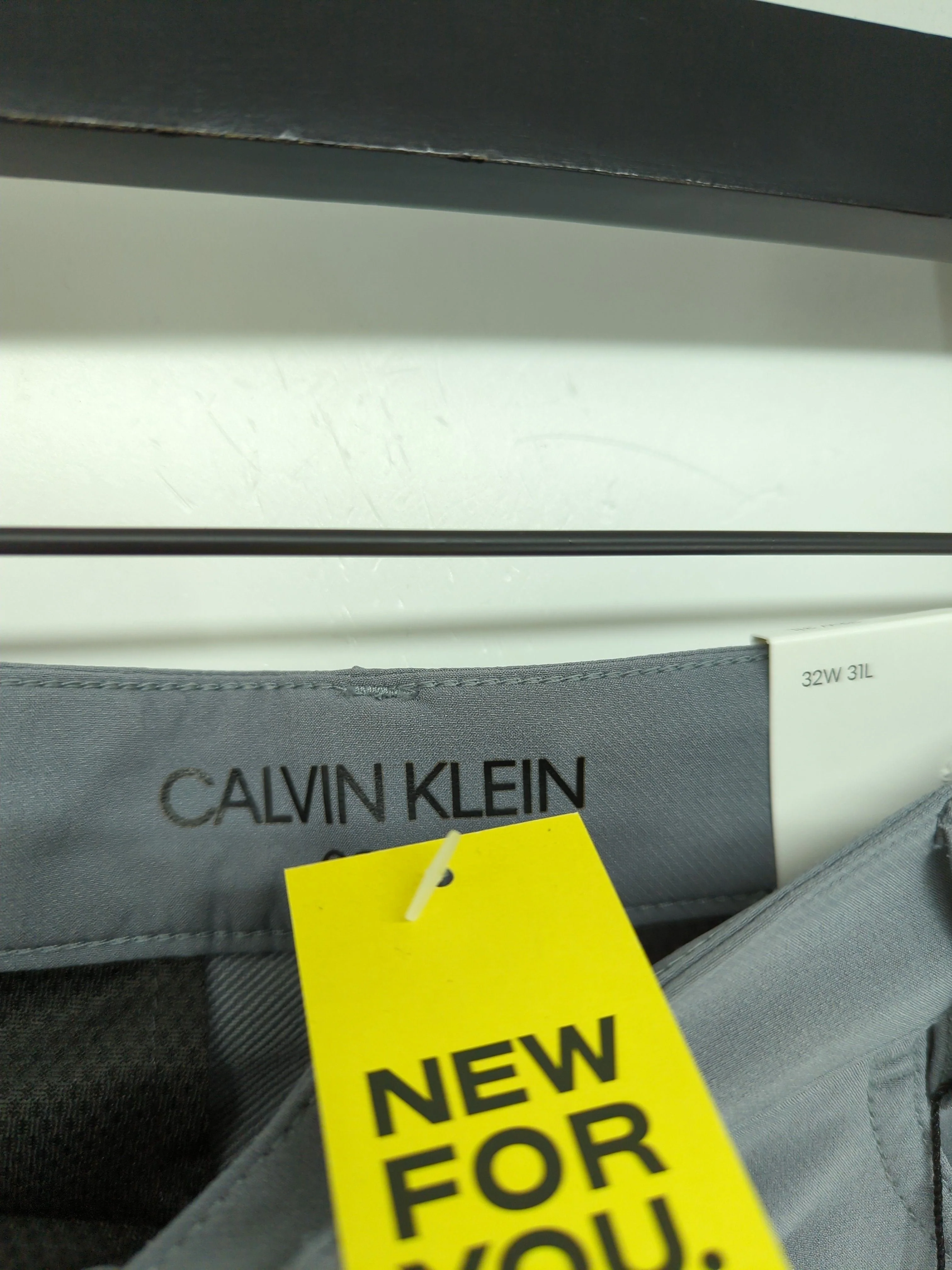 Calvin Klein Men's Trousers W 32 in Grey Polyester New with tags - Image 5