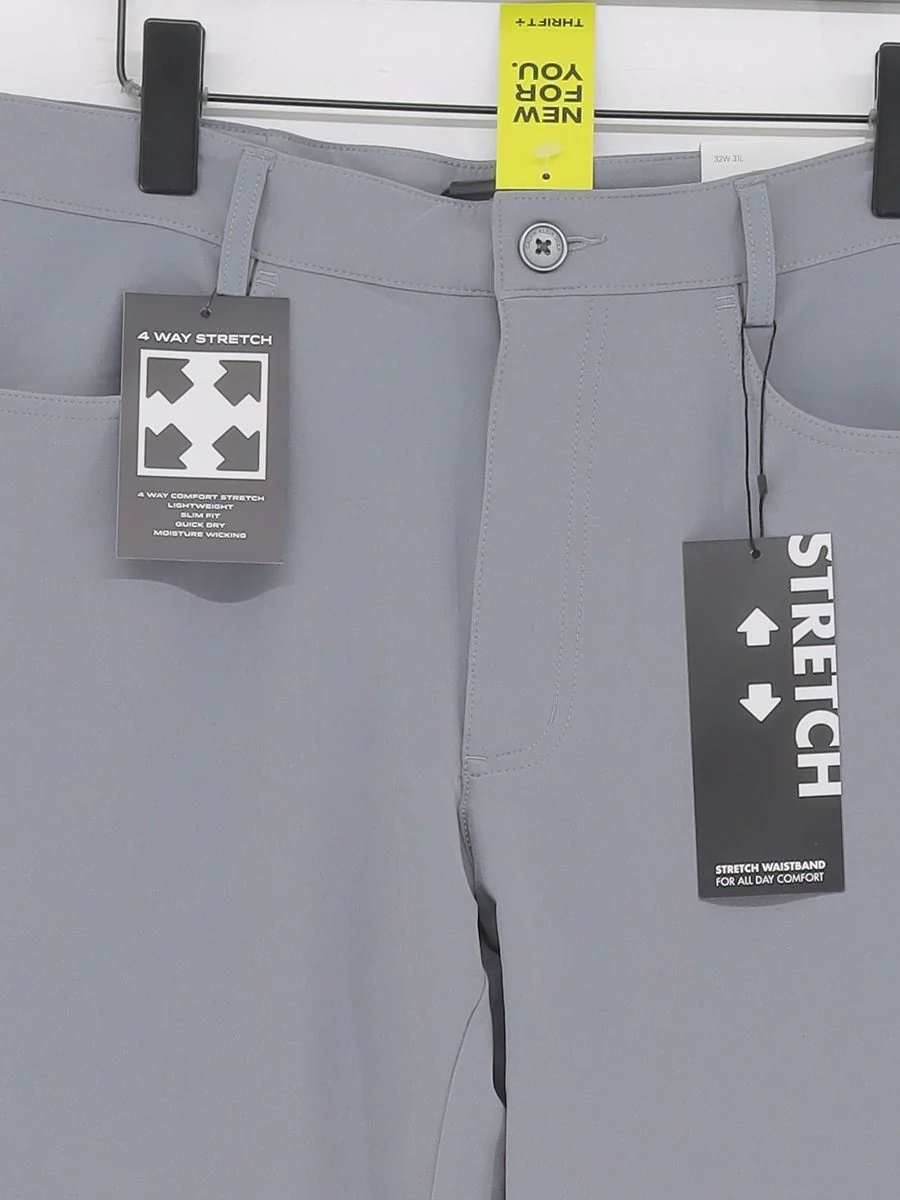 Calvin Klein Men's Trousers W 32 in Grey Polyester New with tags - Image 3