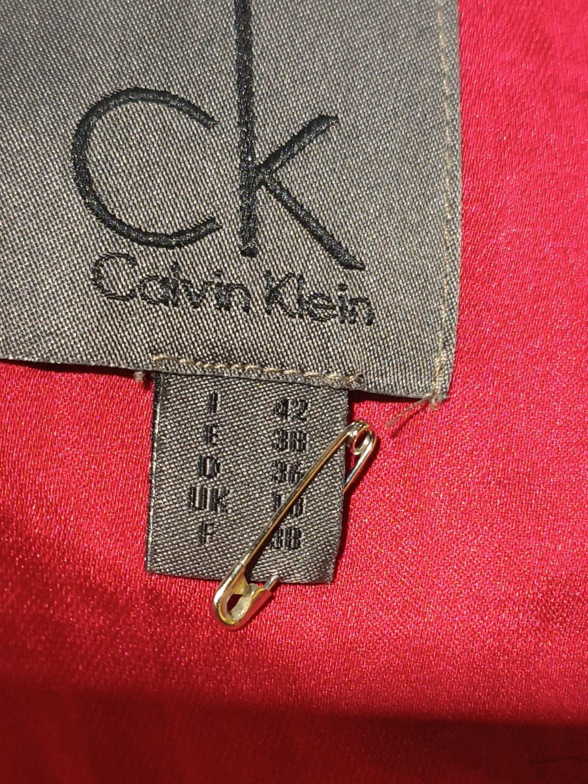 Calvin Klein Mini Dress UK14 in Red - Image 5