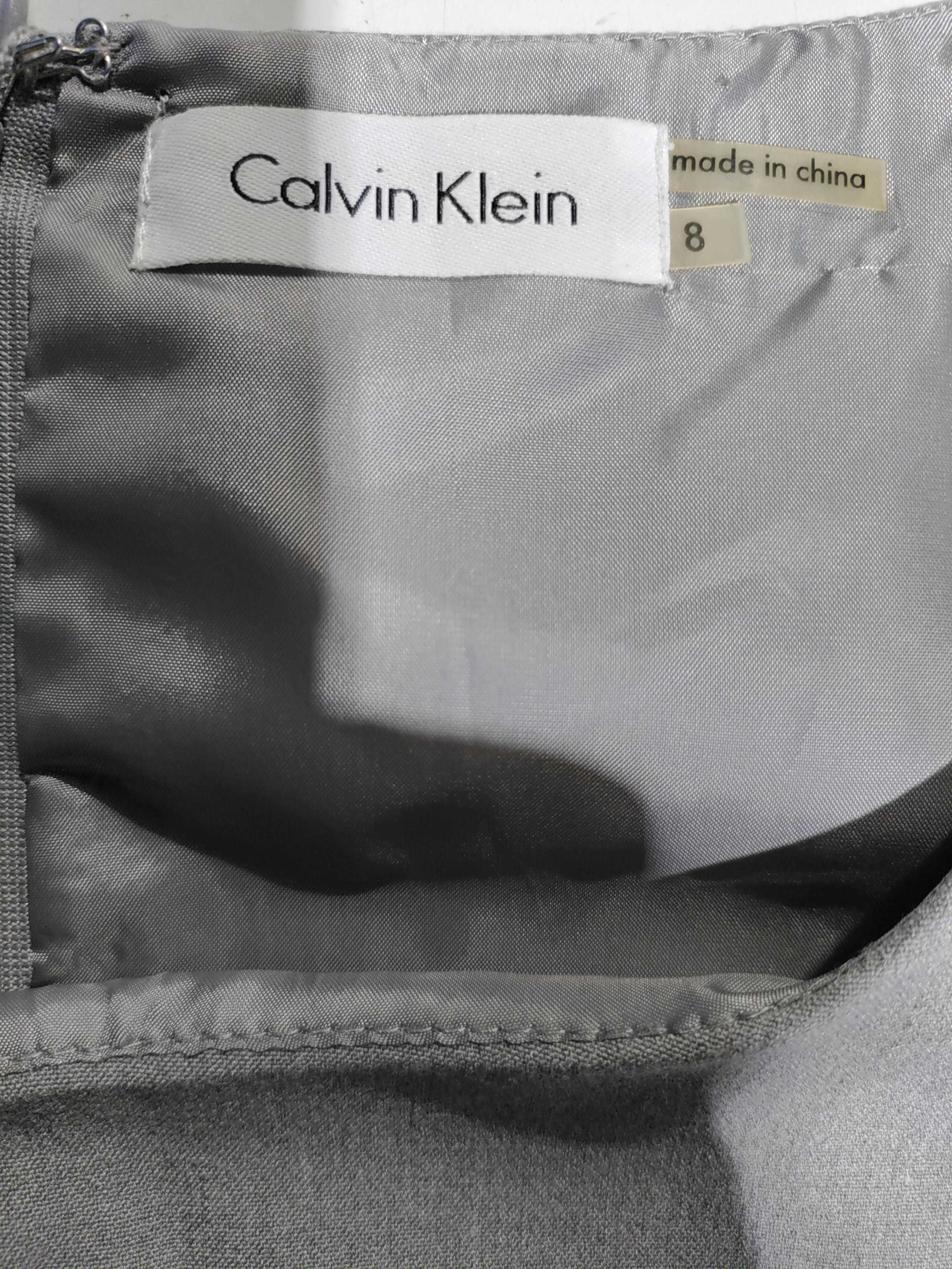 Calvin Klein Shirt Midi Dress in Grey - Image 5