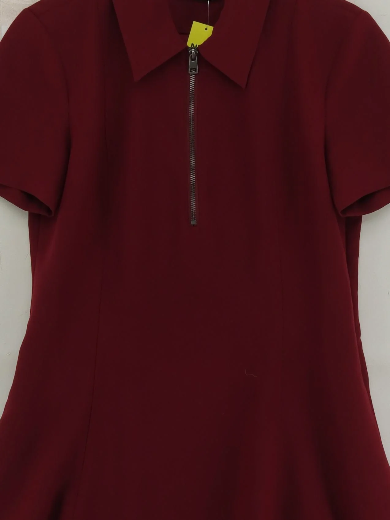Calvin Klein Shirt Mini Dress M in Red - Image 3