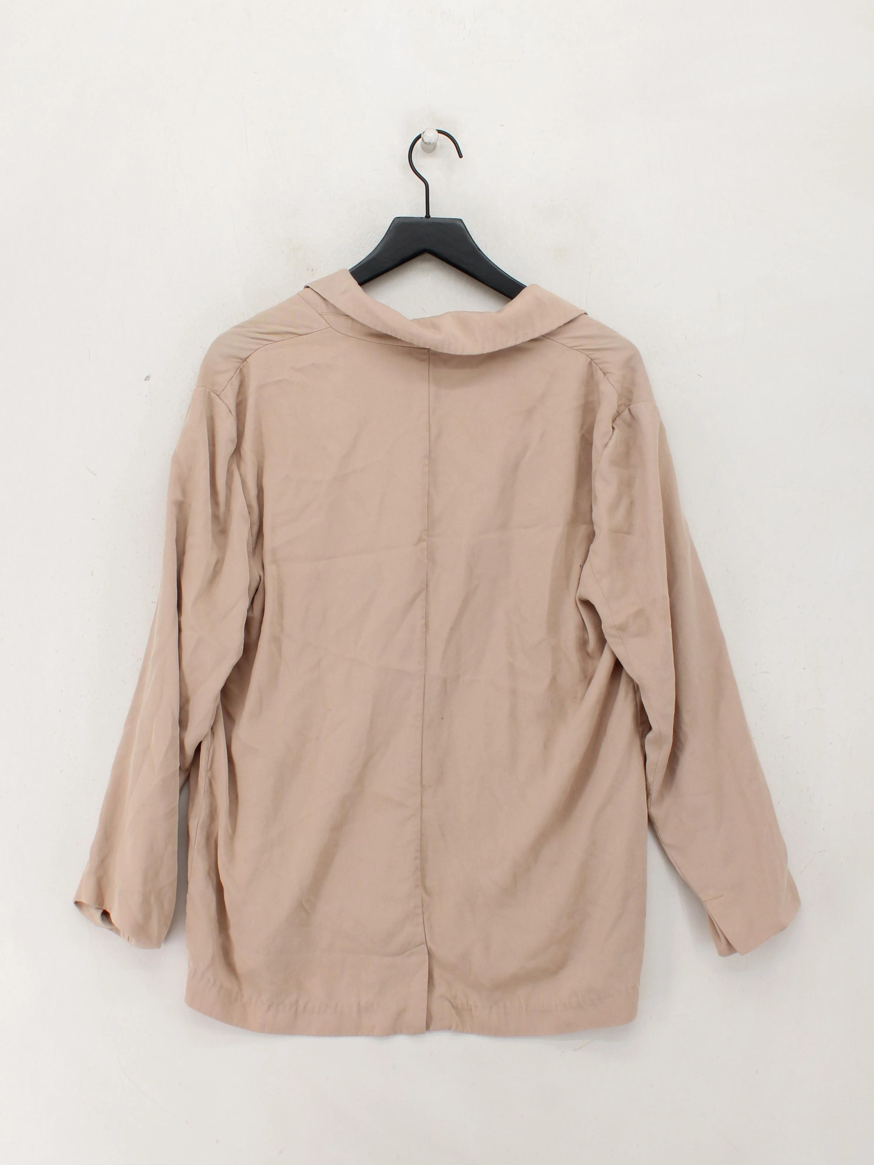 Calvin Klein Women's Blazer UK 14 Tan 100% Other Overcoat - Image 2