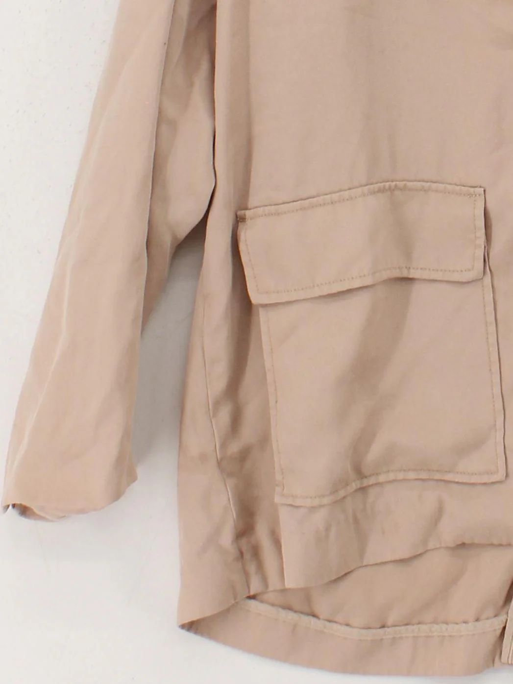 Calvin Klein Women's Blazer UK 14 Tan 100% Other Overcoat - Image 4