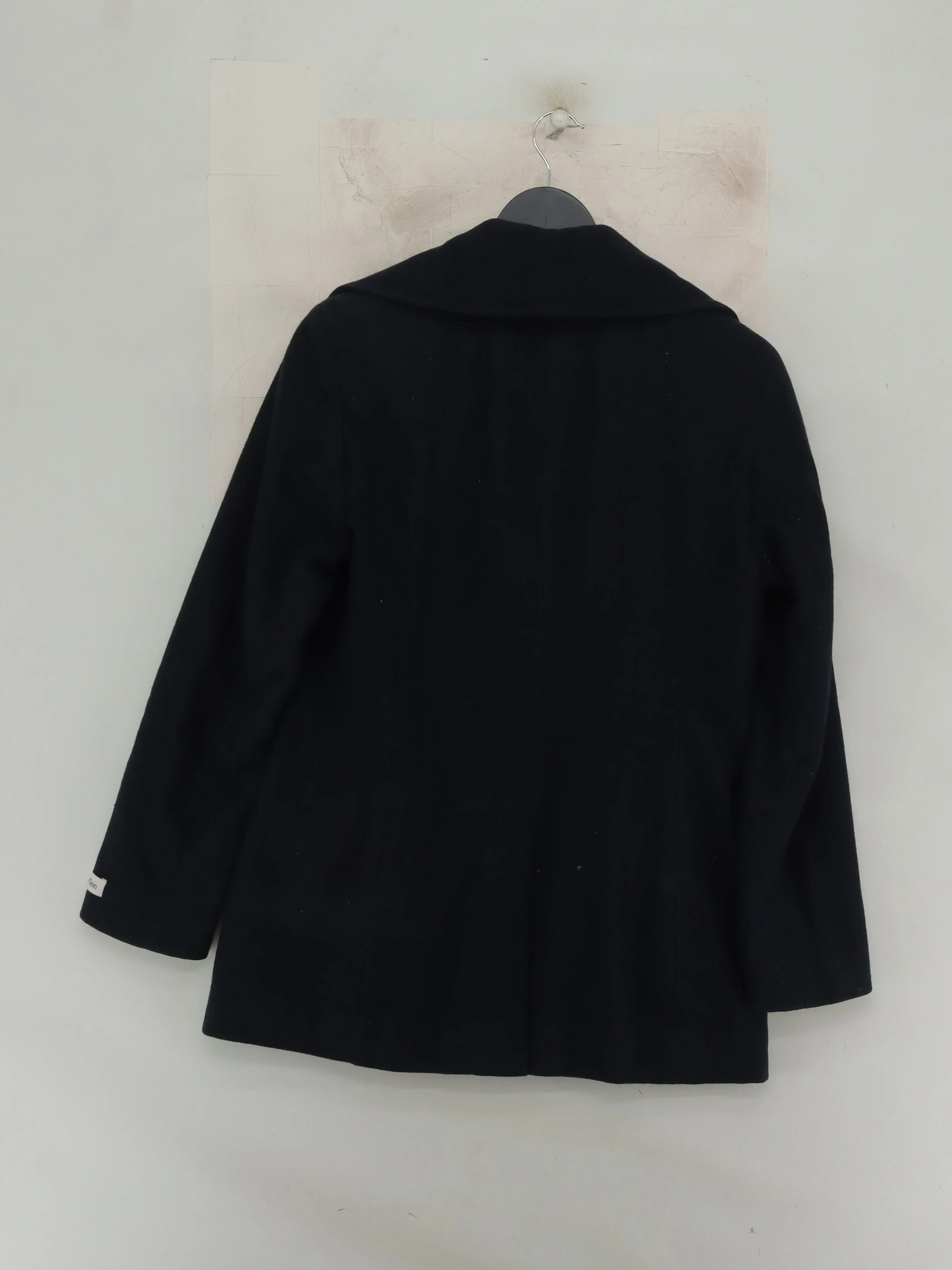 Calvin Klein Women's Coat M Blue Wool with Polyester Pea Coat - Image 2