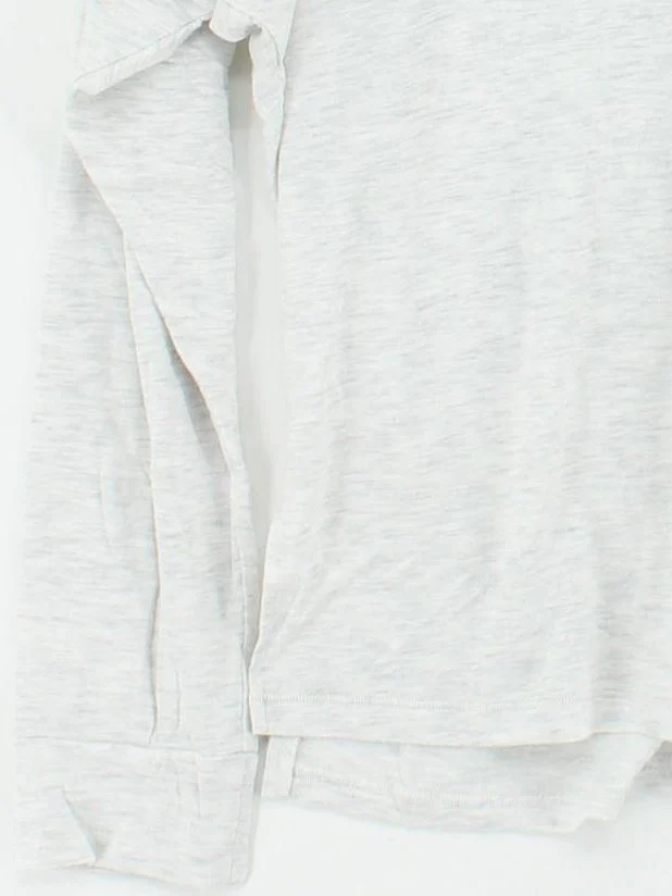 Calvin Klein Women's Hoodie M Grey Lyocell Modal with Elastane Pullover - Image 4