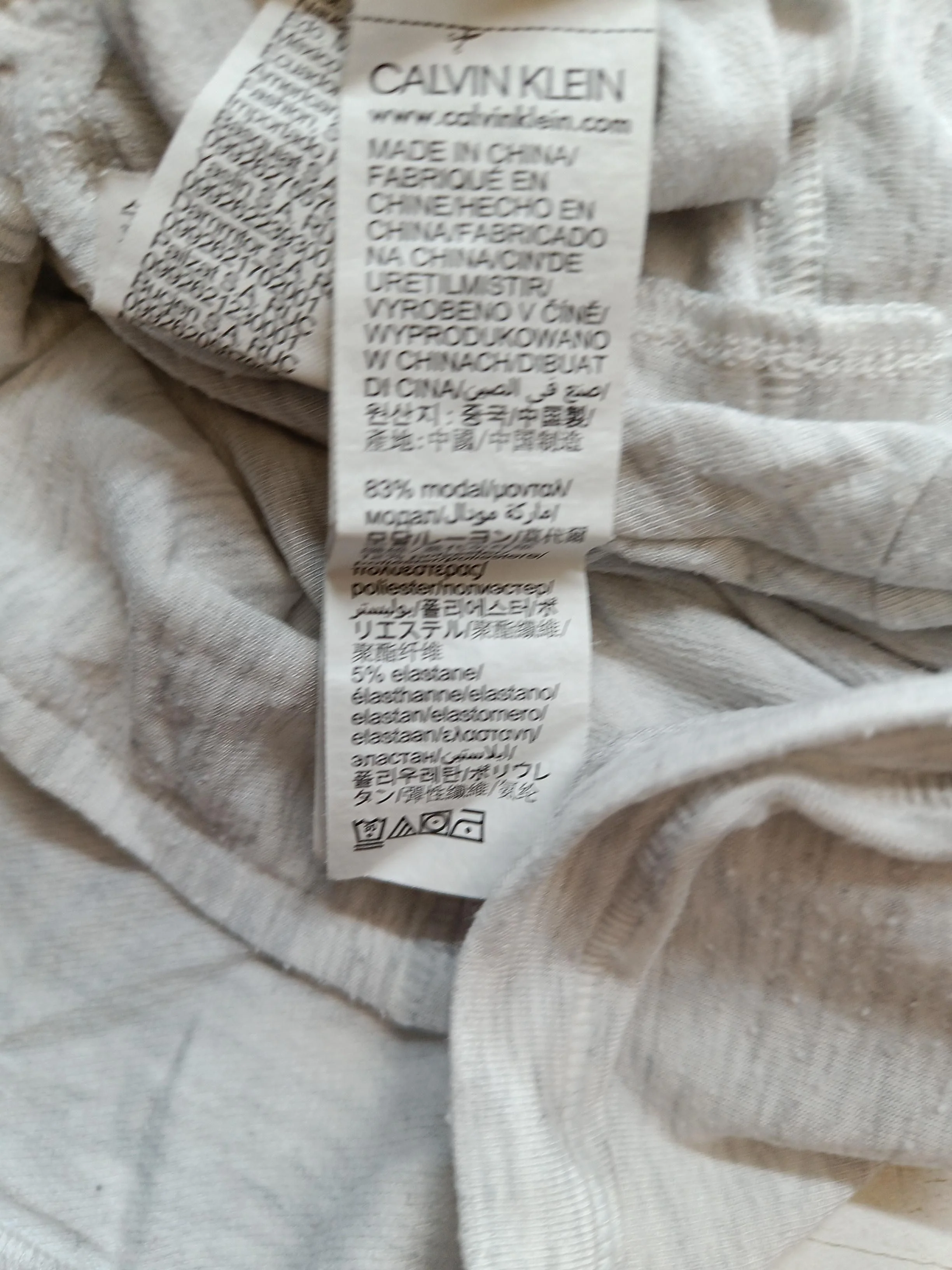 Calvin Klein Women's Hoodie M Grey Lyocell Modal with Elastane Pullover - Image 6