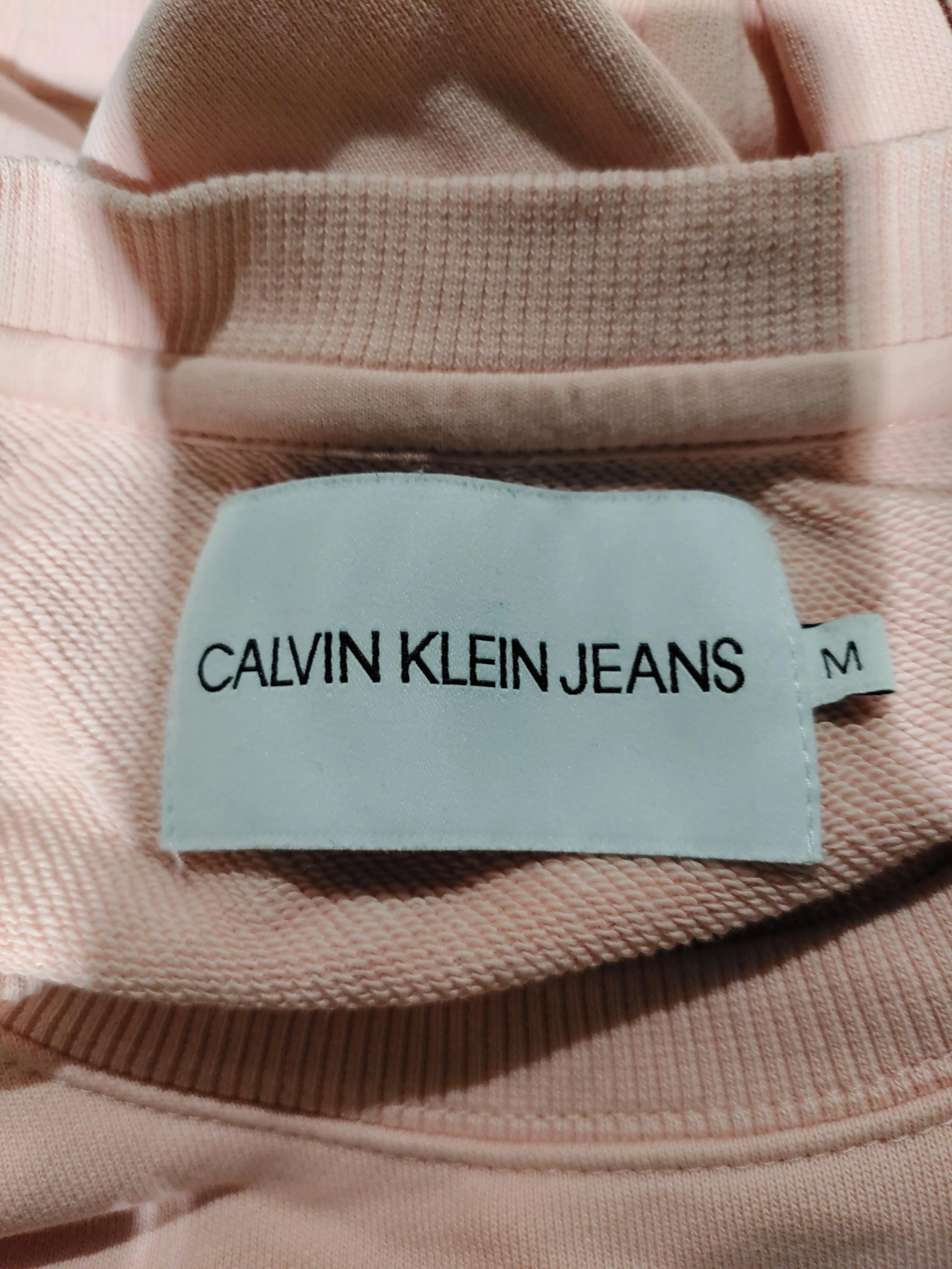 Calvin Klein Women's Hoodie M Pink 100% Cotton Pullover - Image 6
