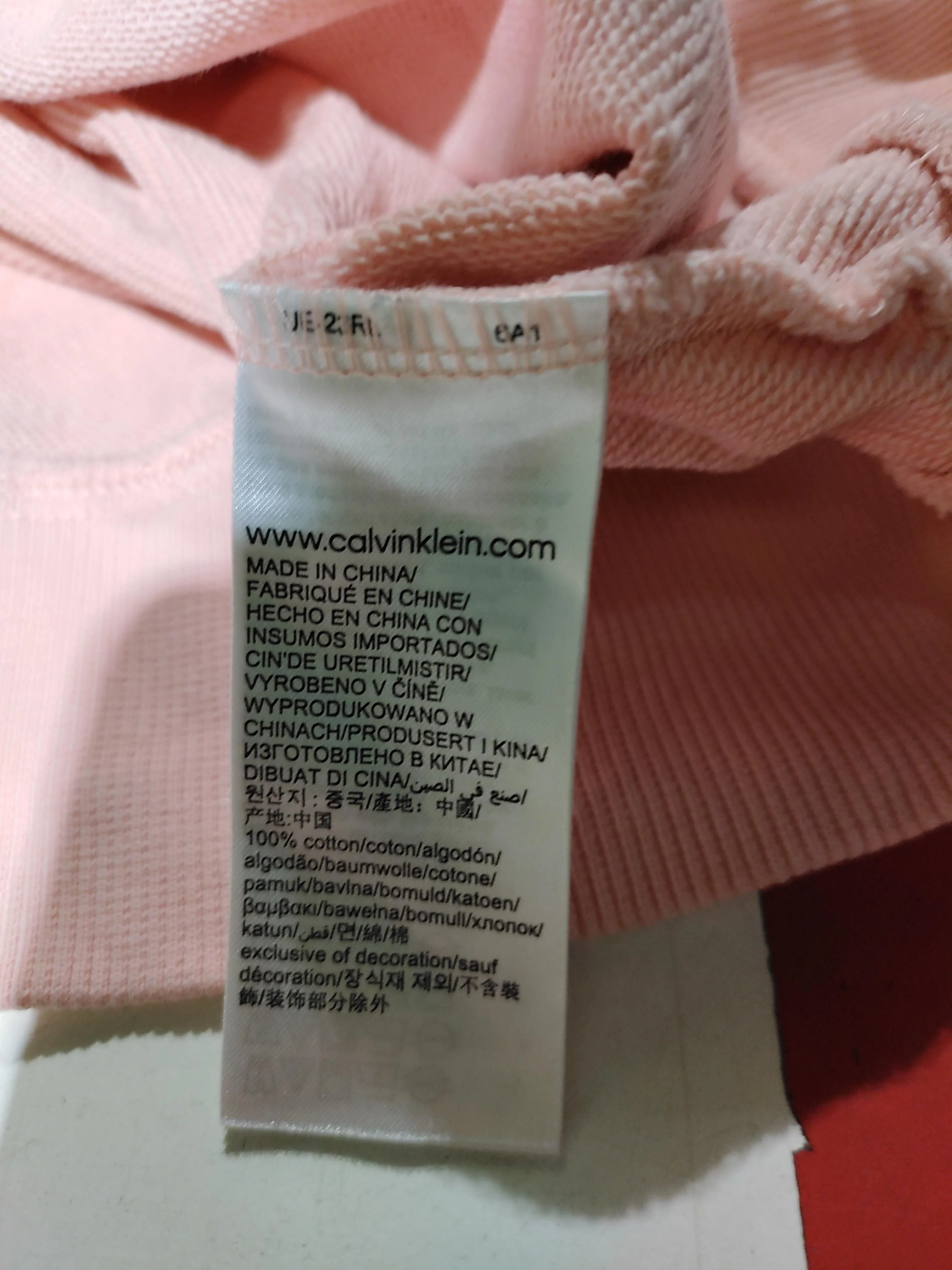 Calvin Klein Women's Hoodie M Pink 100% Cotton Pullover - Image 7