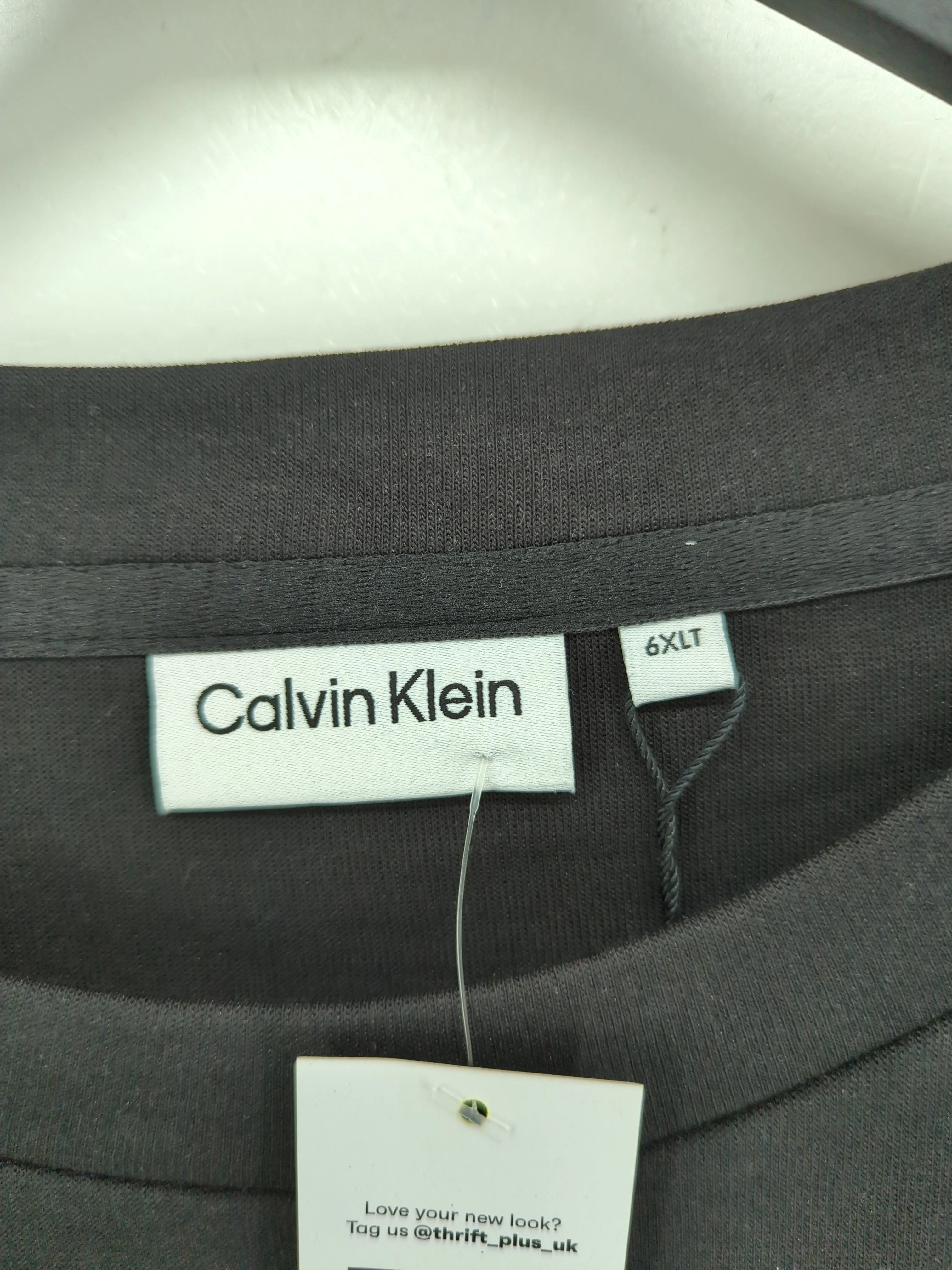 Calvin Klein Women's Hoodie UK 26 Black Cotton New with tags - Image 5