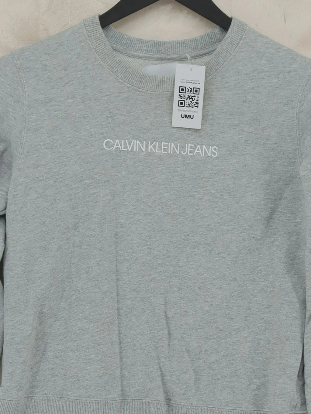 Calvin Klein Women's Hoodie XS Grey 100% Cotton Pullover - Image 3