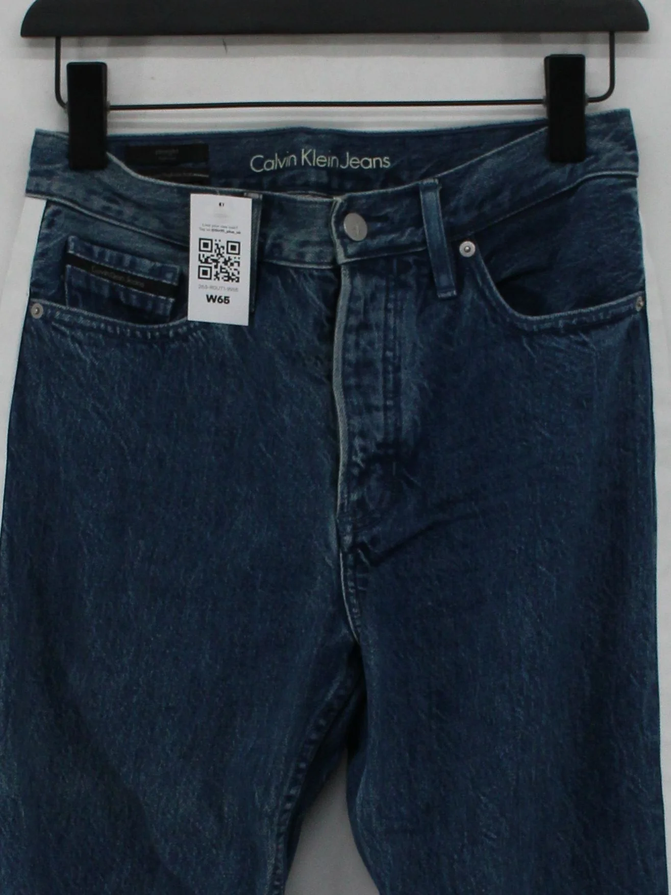Calvin Klein Women's Jeans W 26 in; L 32 in Blue 100% Cotton Straight - Image 3