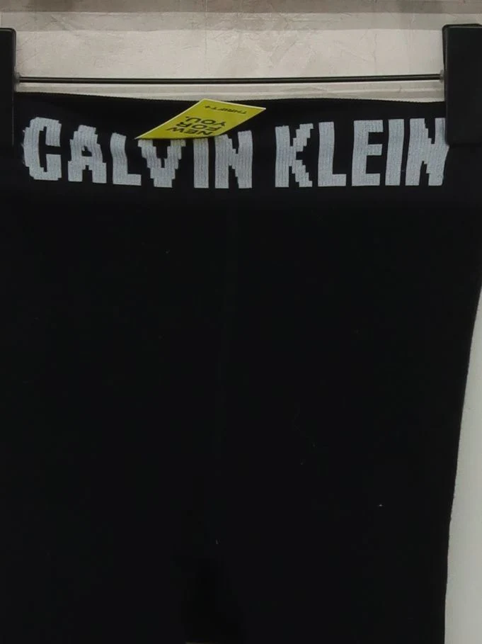 Calvin Klein Women's Leggings L Black Cotton - Image 3