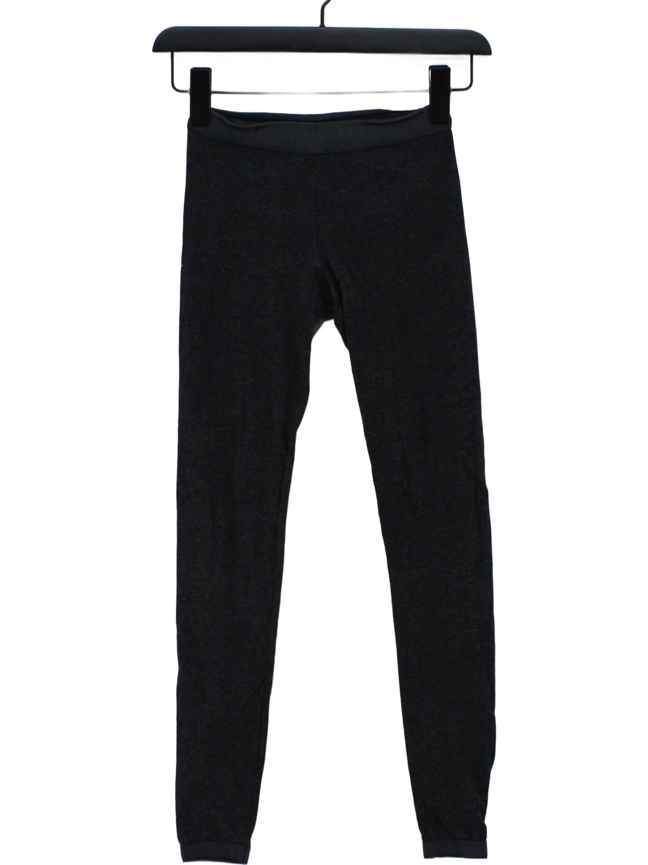 Calvin Klein Women's Leggings XS Grey Cotton with Spandex Full length